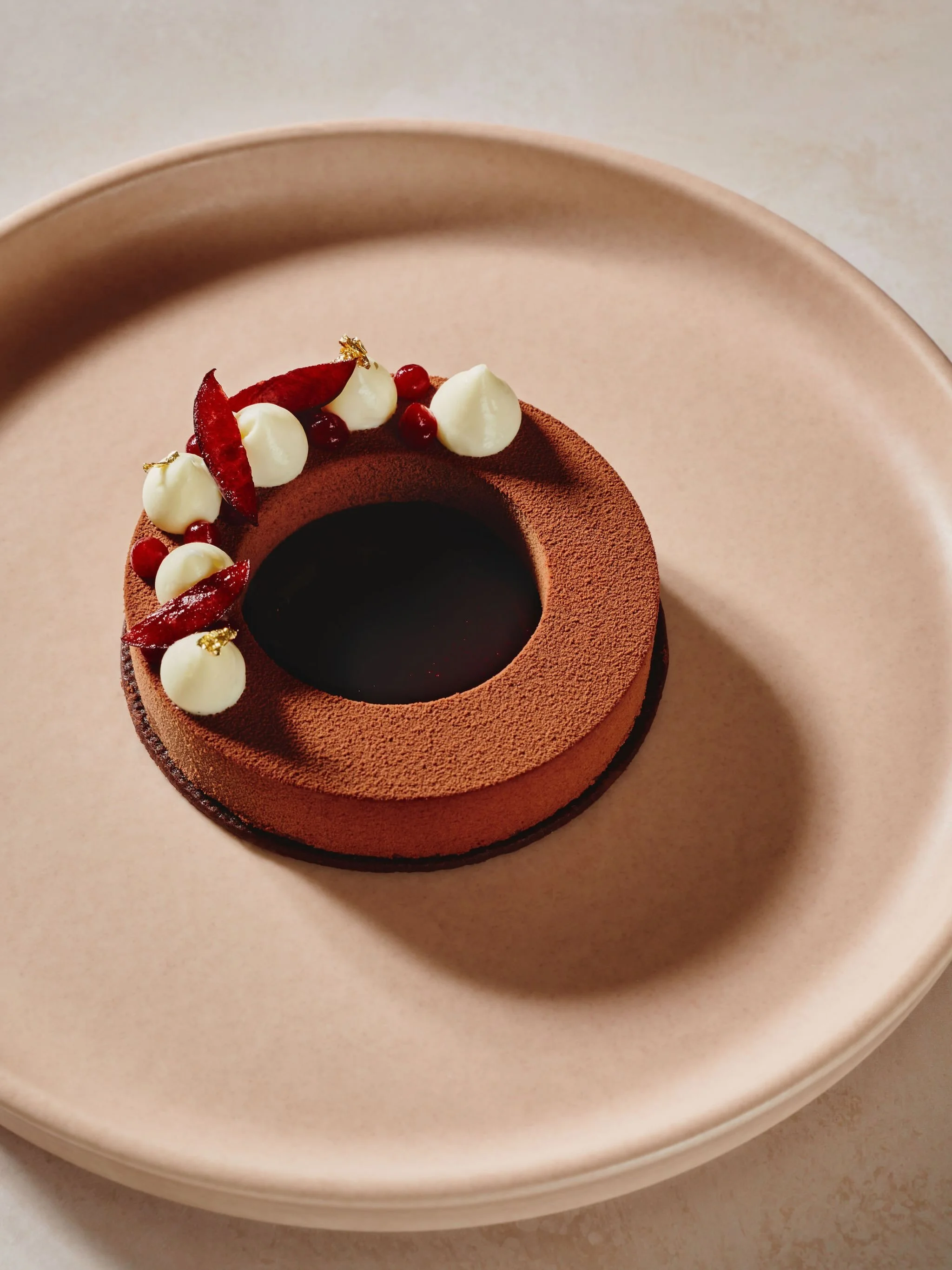 A little sweetness for the season 🍂

Four desserts. Four very good reasons to look forward to winter.

Our pastry team have been busy.

1. Chocolate delice, sour cherry compote insert, chocolate sable, whipped vanilla pannacotta, mezcal &amp; sour c
