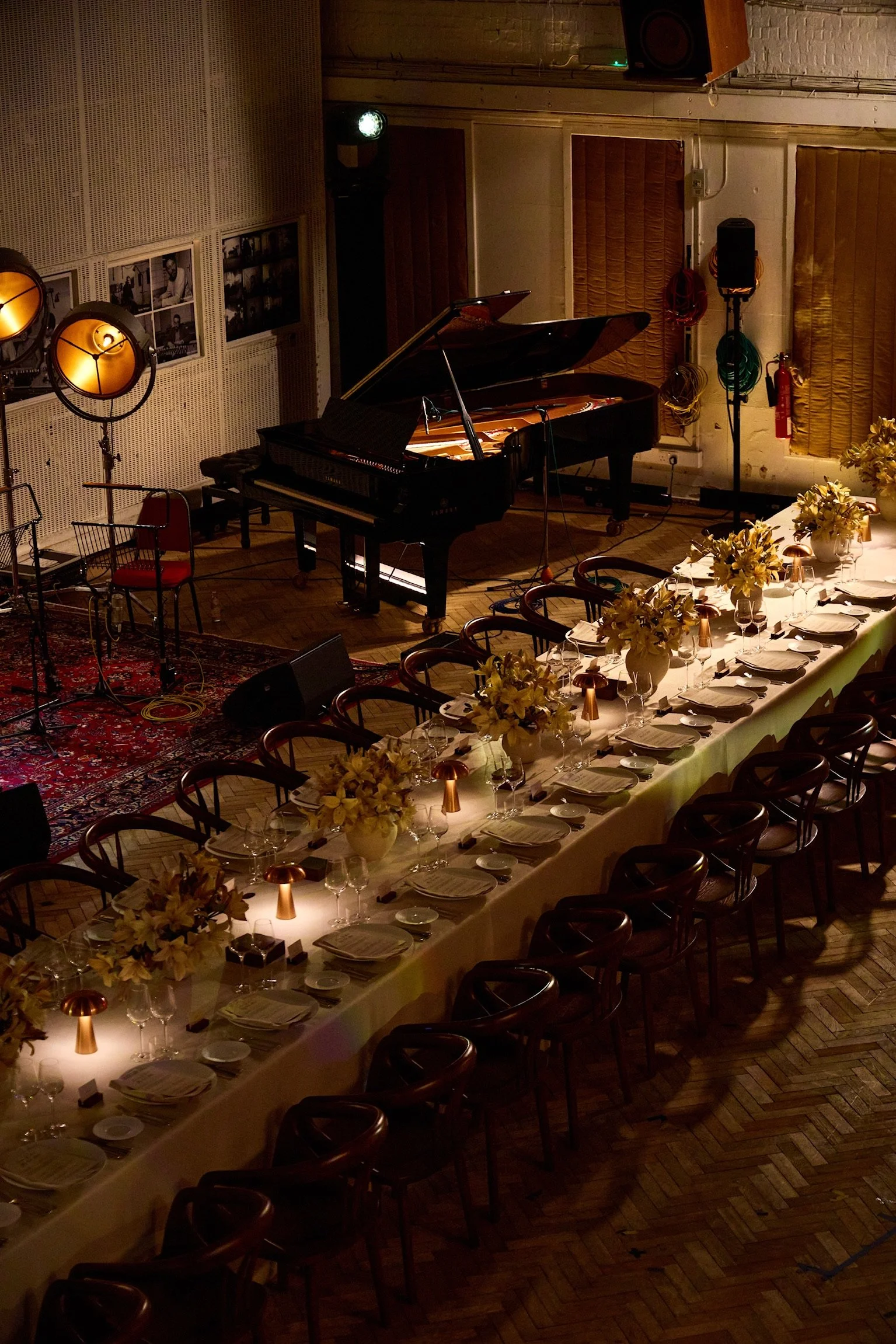 An extravagant dinner for Selfridges with Studio Mya featuring live music