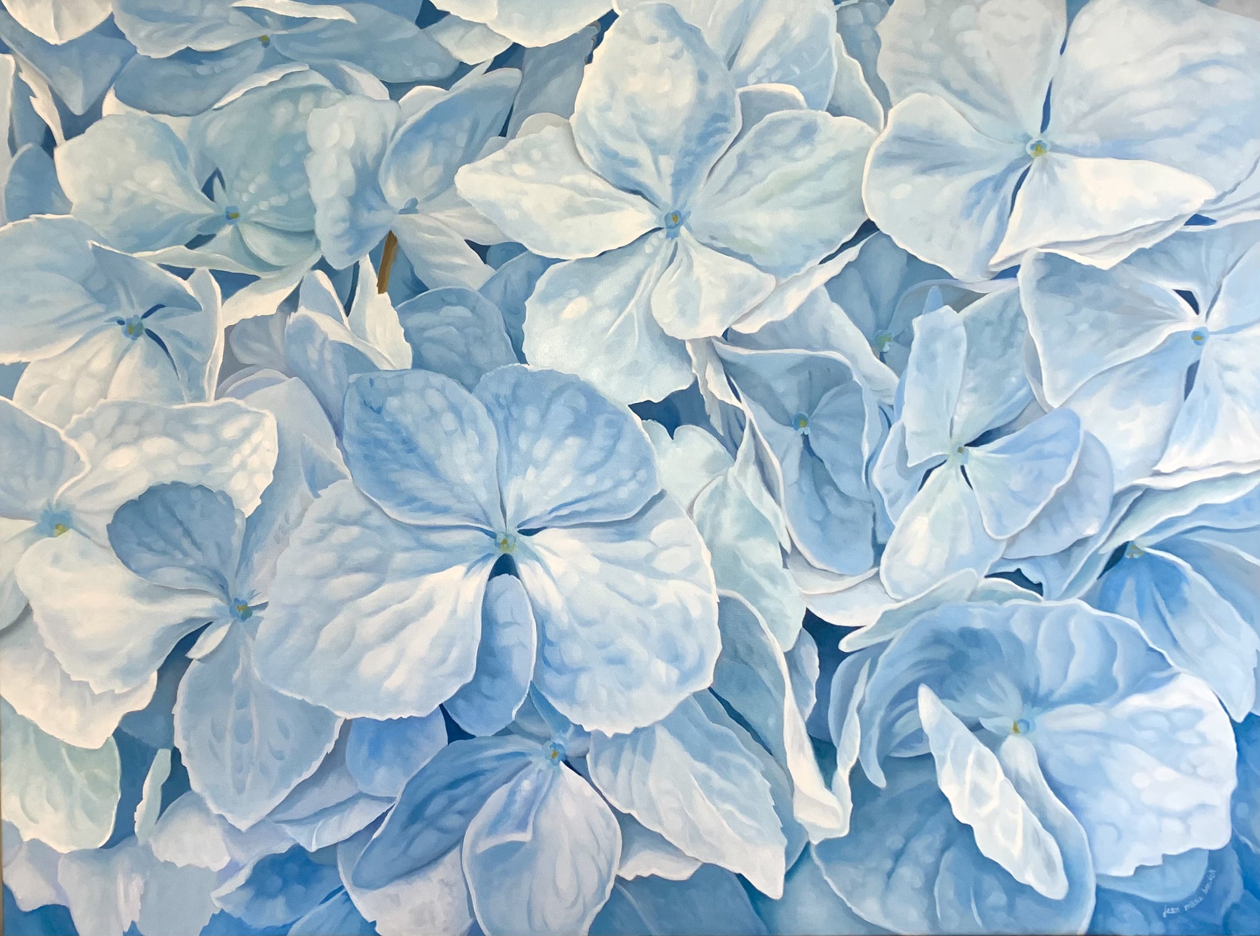MY BLUE HEAVEN 36X48” 4800