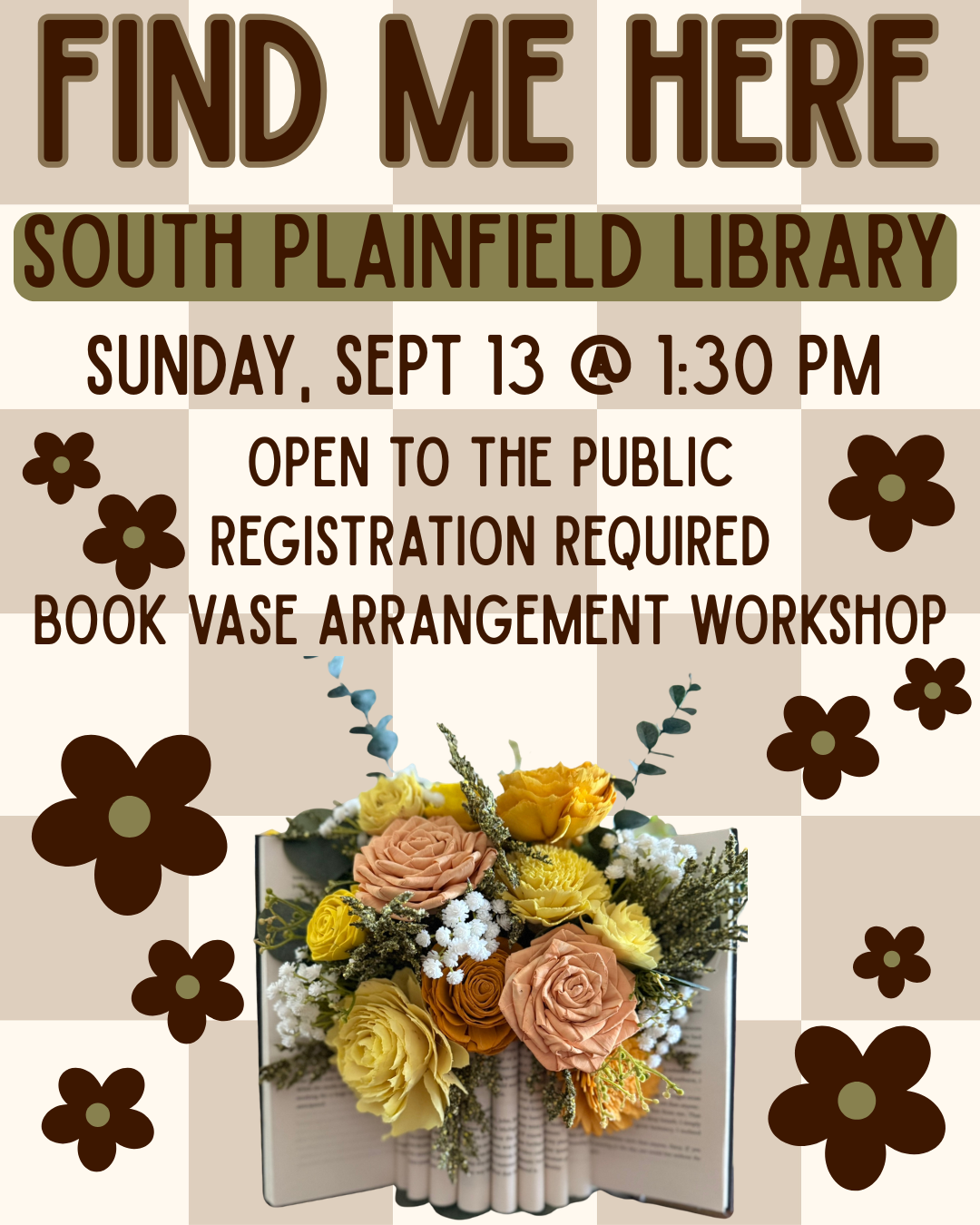 Book Vase Workshop - South Plainfield Public Library