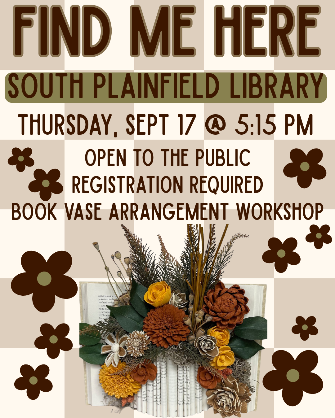 Book Vase Workshop #2 - South Plainfield Public Library