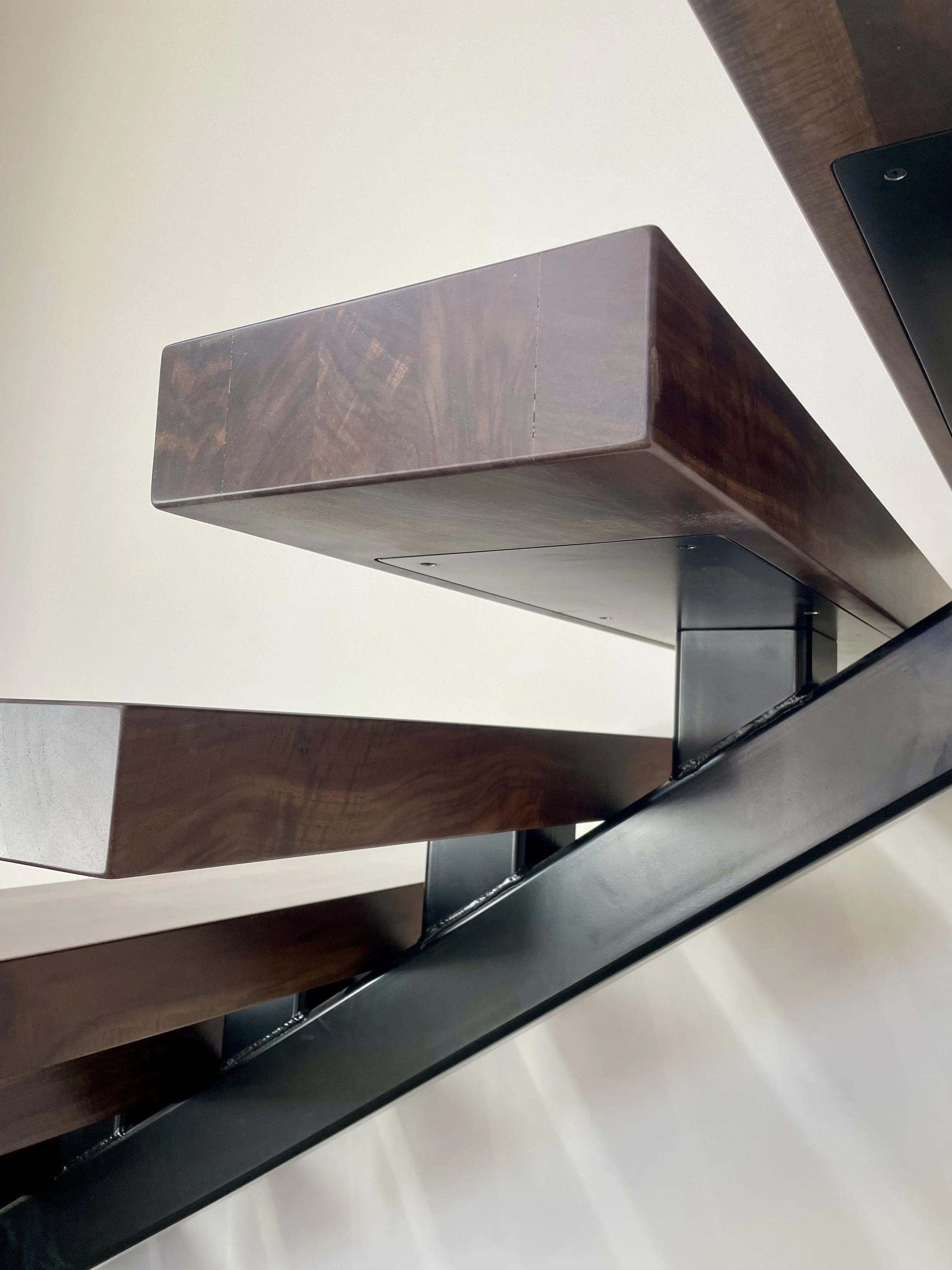 Floating Staircase + Cable Railing | Chico, CA