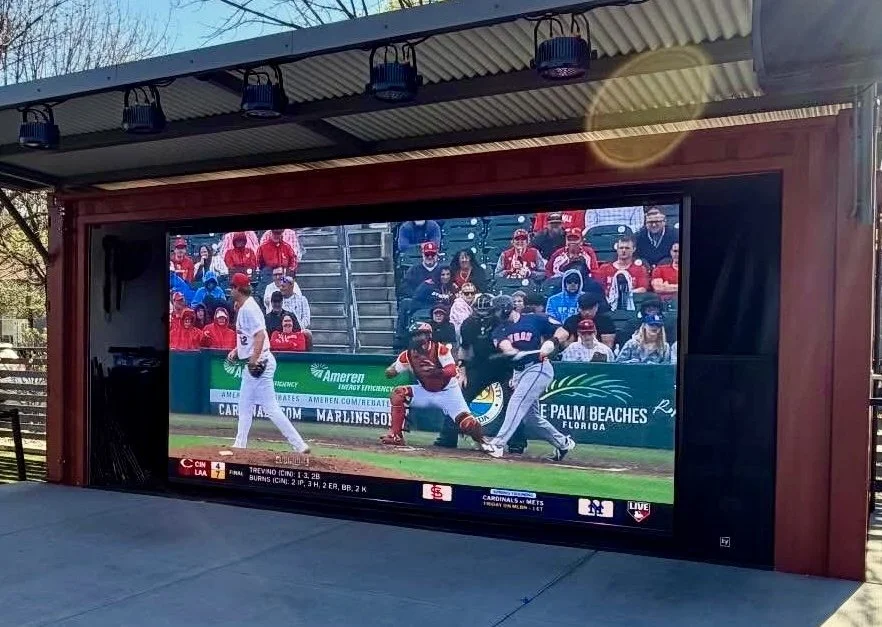 Floating + Rolling TV Frame | Chico, CA