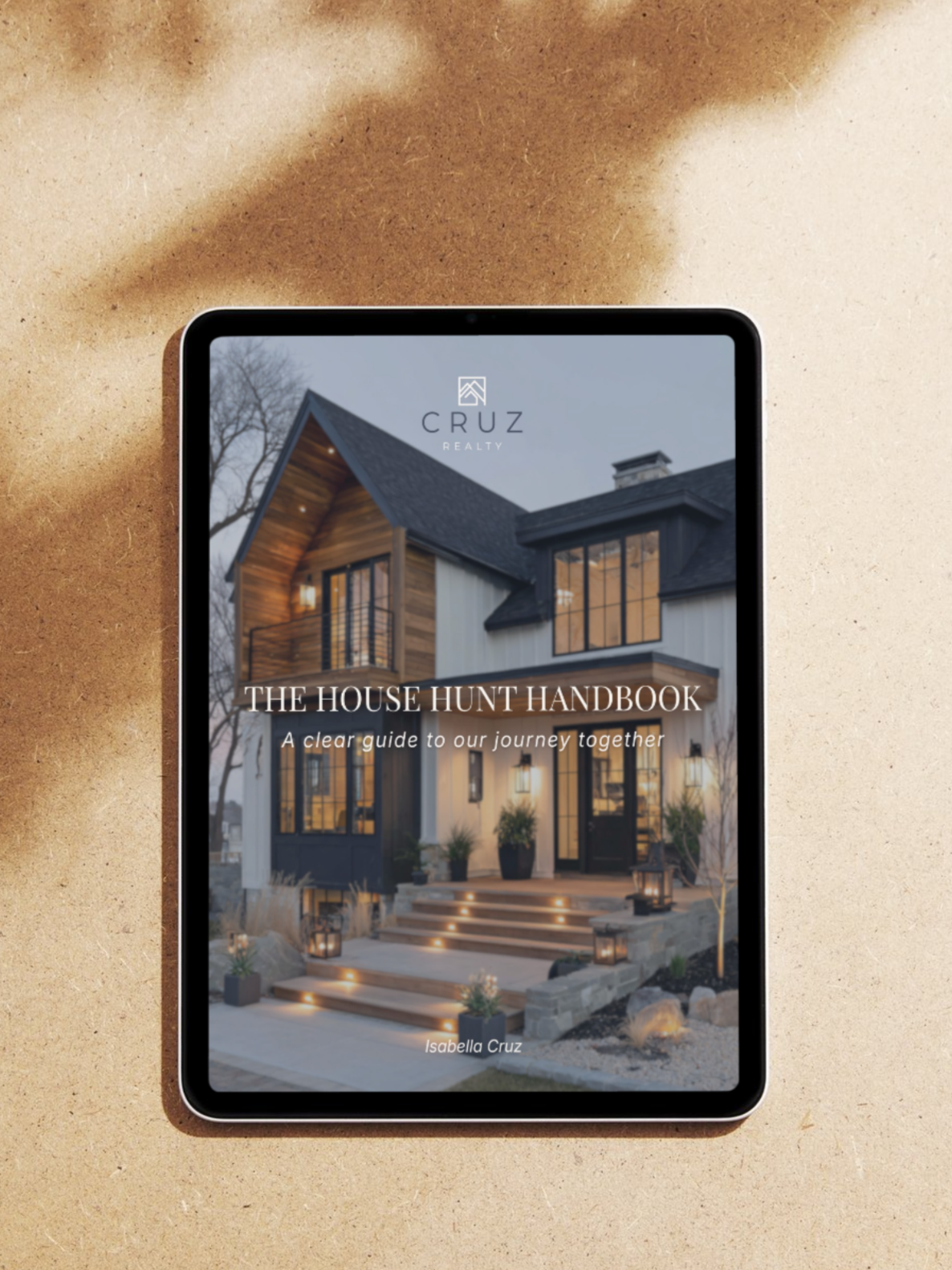 House Hunt Handbook mockup: House Hunt Handbook buyer guide template for real estate agents by The Elevated Culture