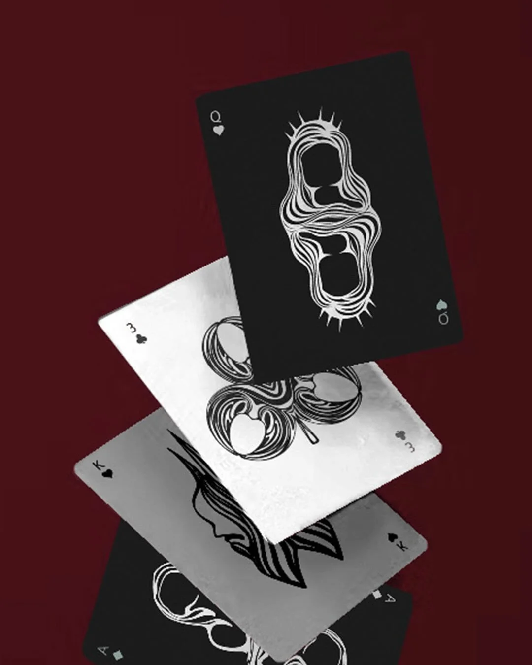 I&rsquo;ve been working on this very loosely since&hellip; 2015? That was when I first sketched the King and Ace card. I wouldn&rsquo;t vectorize it until 2020.

 Also, slide 5 was supposed to be Joker. But I&rsquo;m embracing imperfection so I won&r