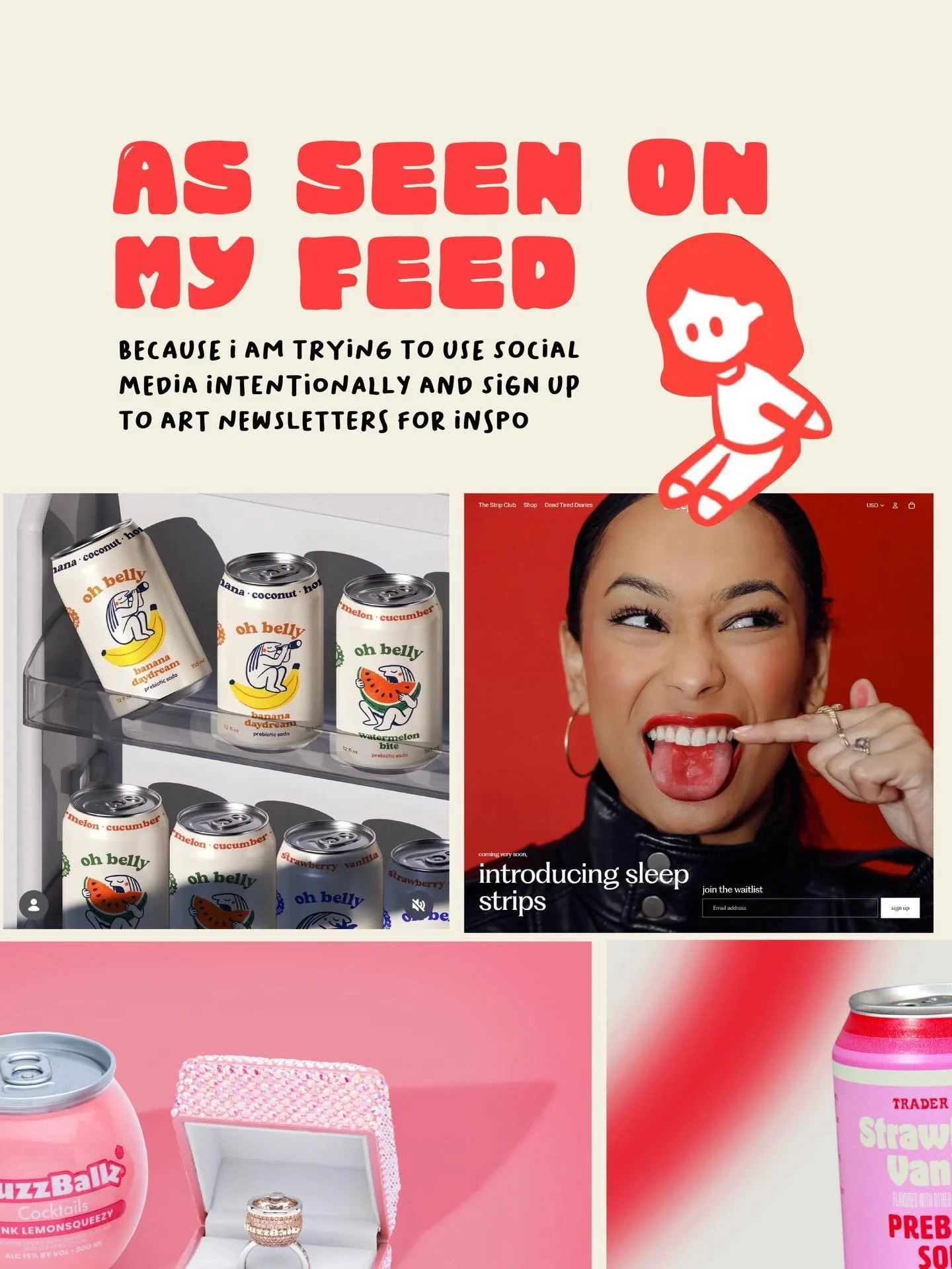 From January to now, these are some designs that caught my eye. I&rsquo;m signing up to art/design newsletters and following accounts to get inspiration from. It&rsquo;s nice to read case studies and feedback comments. Some comments are hilarious bur