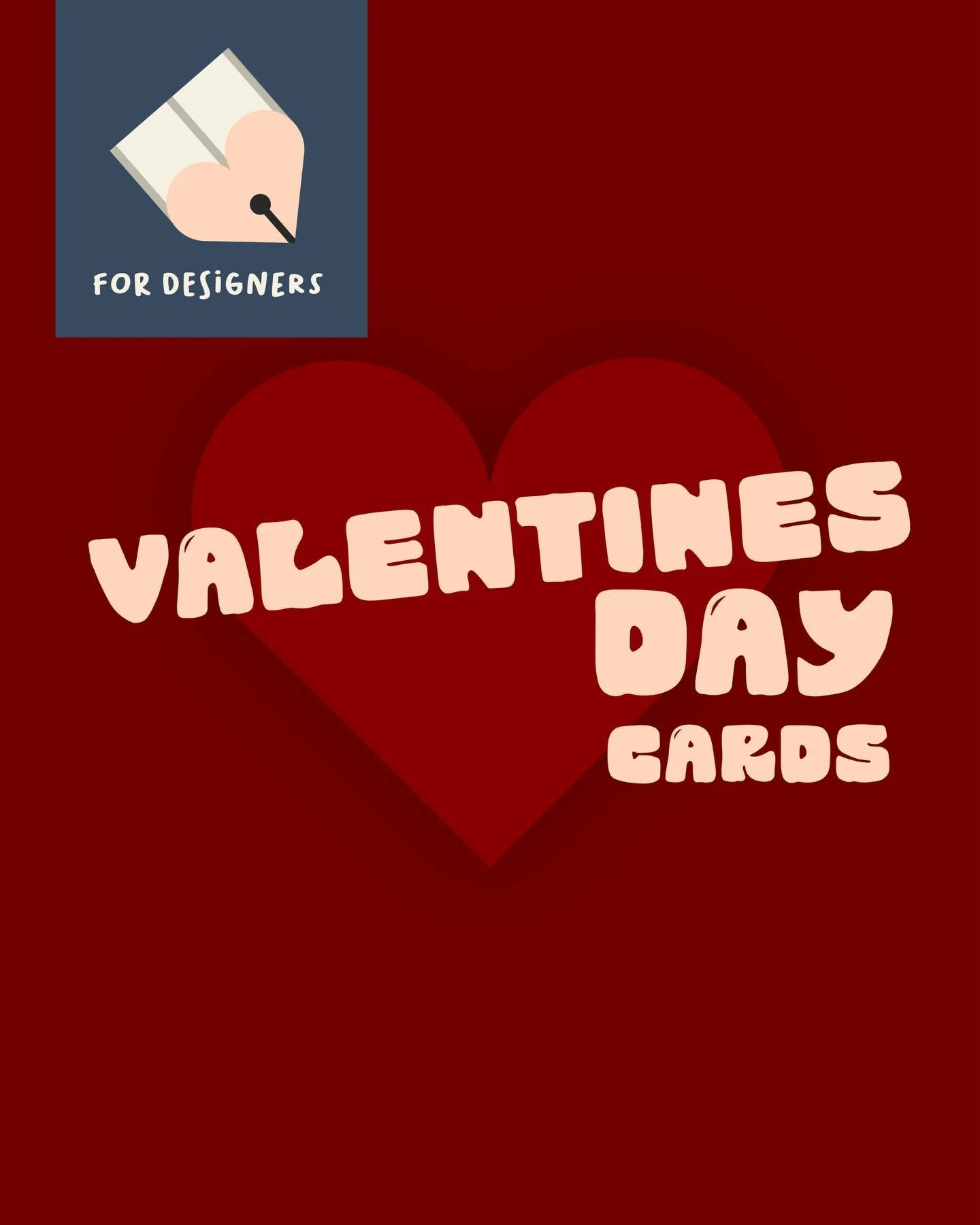 Do you have a loving and borderline insane graphic designer in your life? Send them a Valentine&rsquo;s Day card. 
I have a friend that deserves #3. 

I realize copywriters aren&rsquo;t designers but I think we can all agree&hellip; we need them. 🥹 