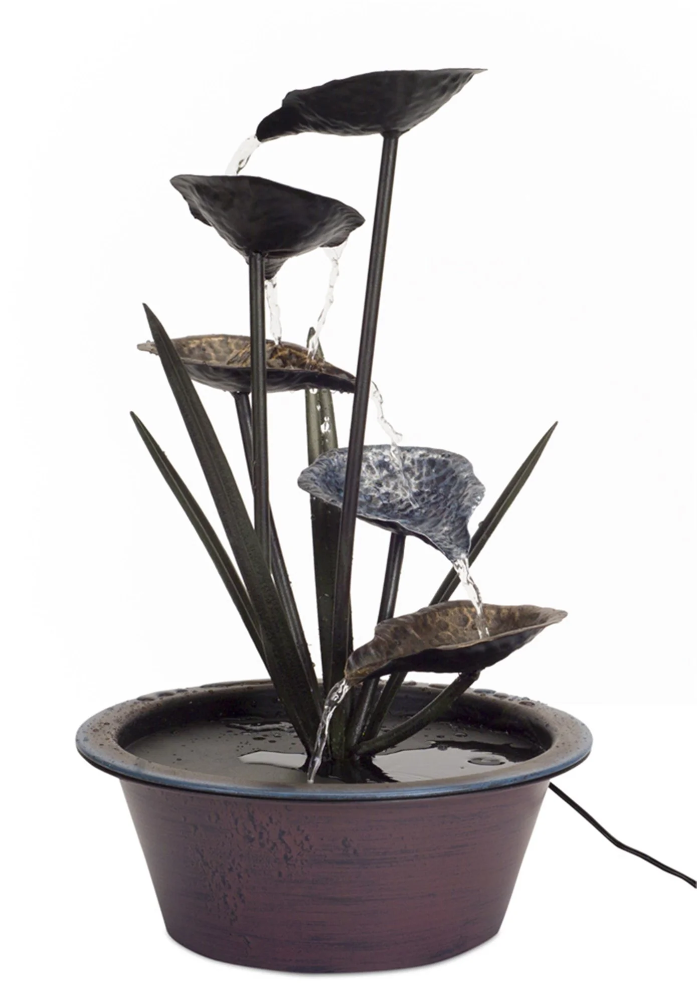 bronze-lotus-leaf-fountain-boho-luxury-patio.jpg