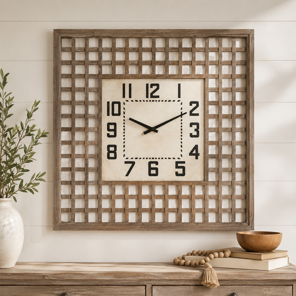 Heritage Lattice Wall Clock