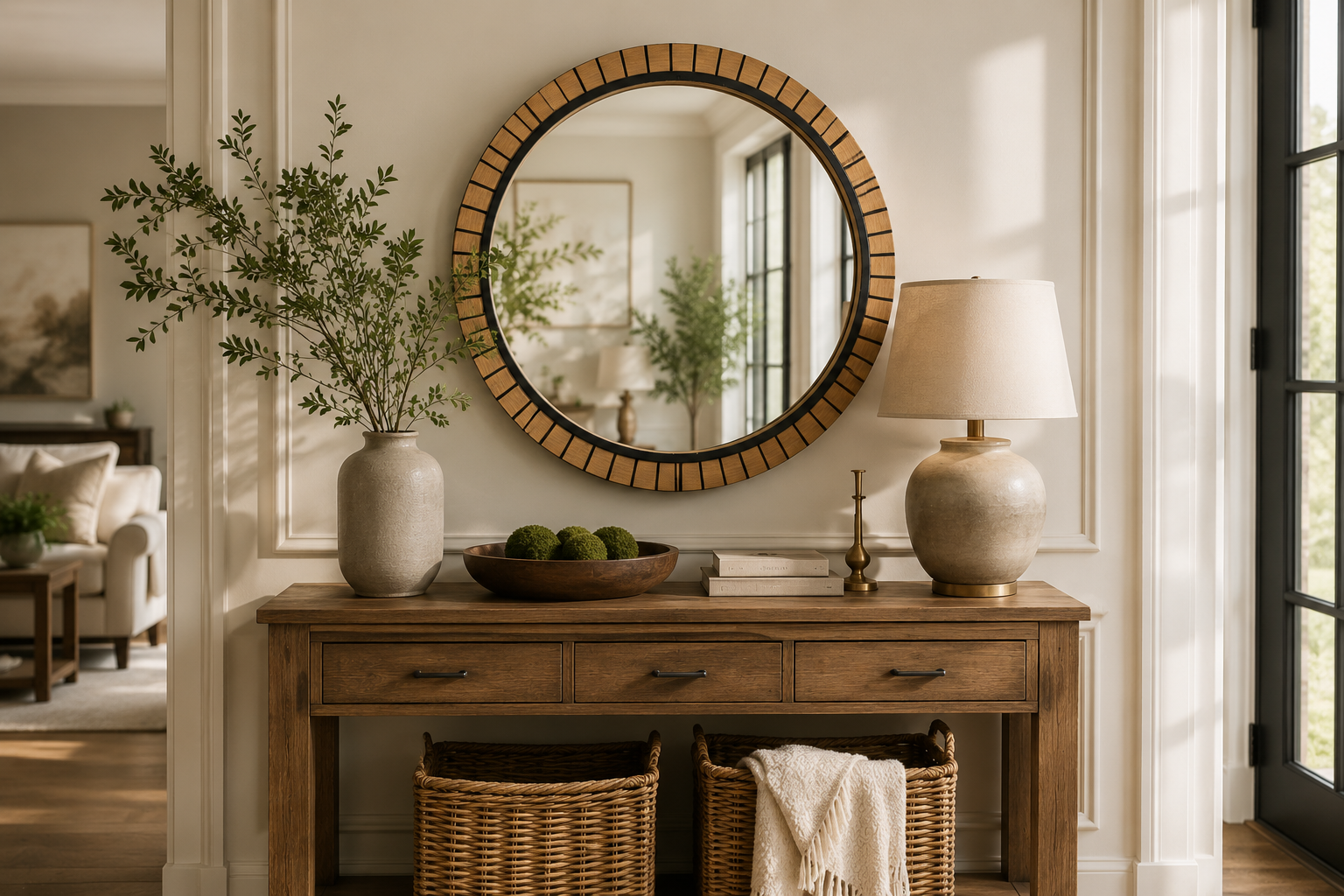 The Warmth Collection Round Mirror