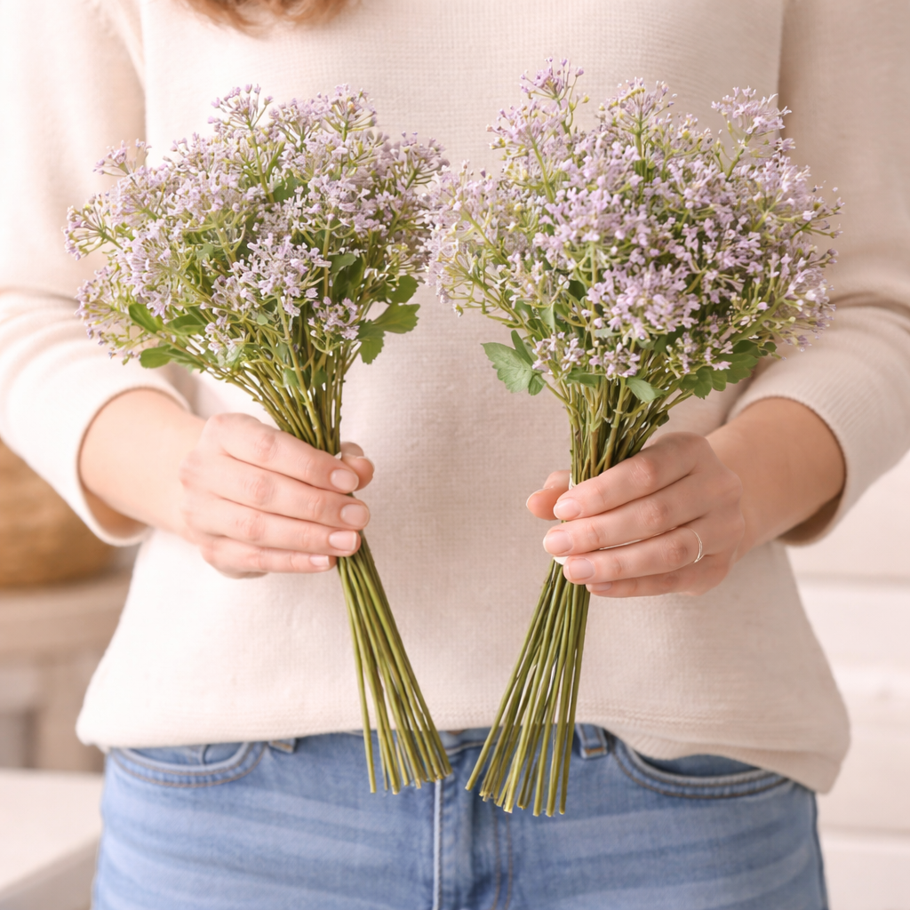 Lavender Angelica Floral Bundle Set of 2