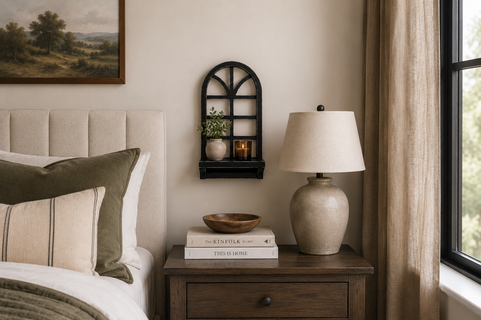 Wrenford Arched Wall Shelf