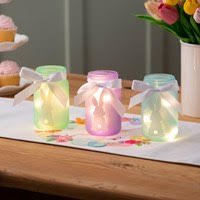 Light Up Easter Mason Jars
