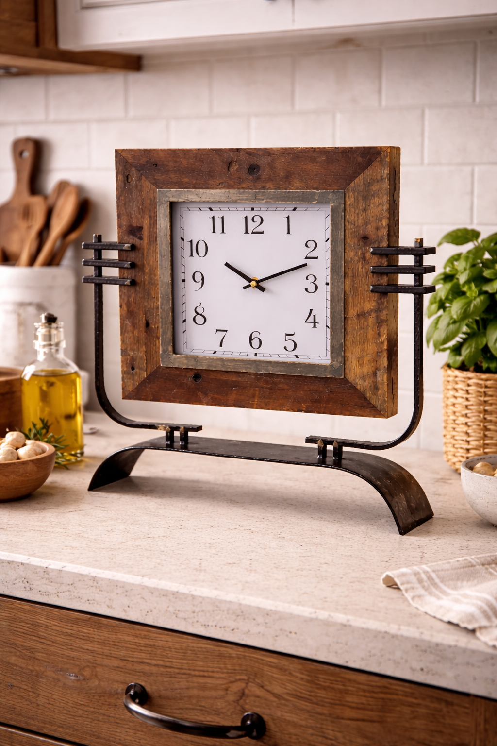 wood-square-clock-rustic-metal-stand-closeup-kitchen.png