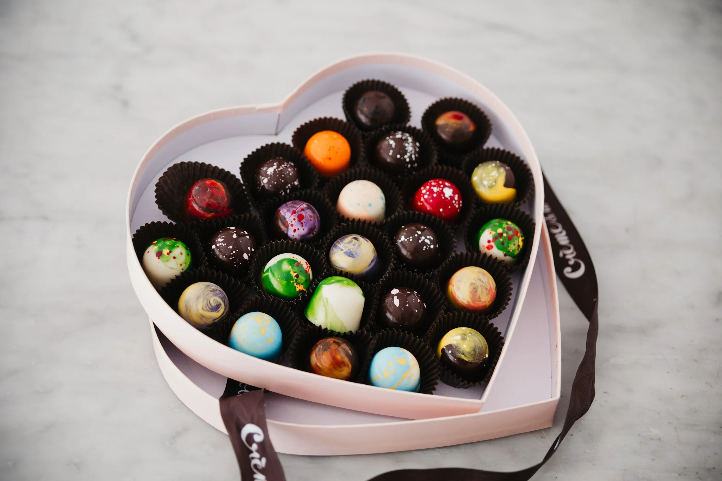 Large Twenty-Four Piece Heart-Shaped Chocolate Box