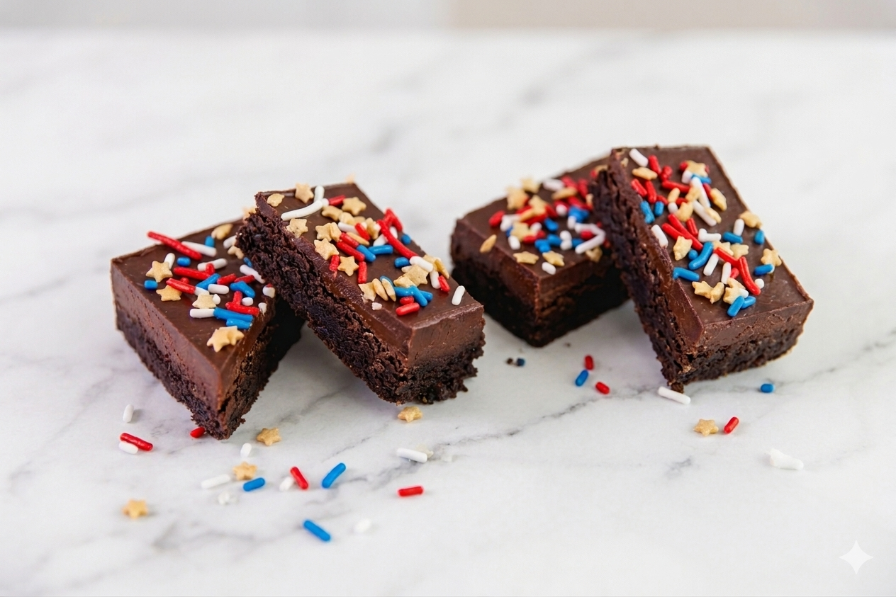Stars & Stripes Brownie Platter (Available ONLY 5/19 - 5/23)