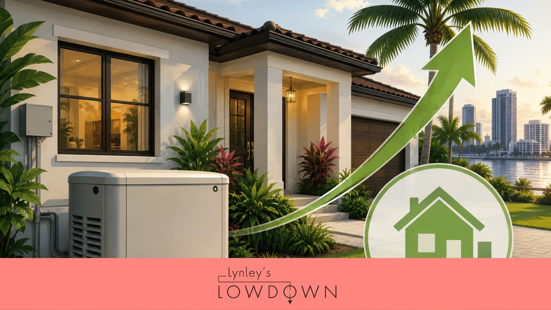 Does a whole-home generator increase your home's value when you sell in Miami?