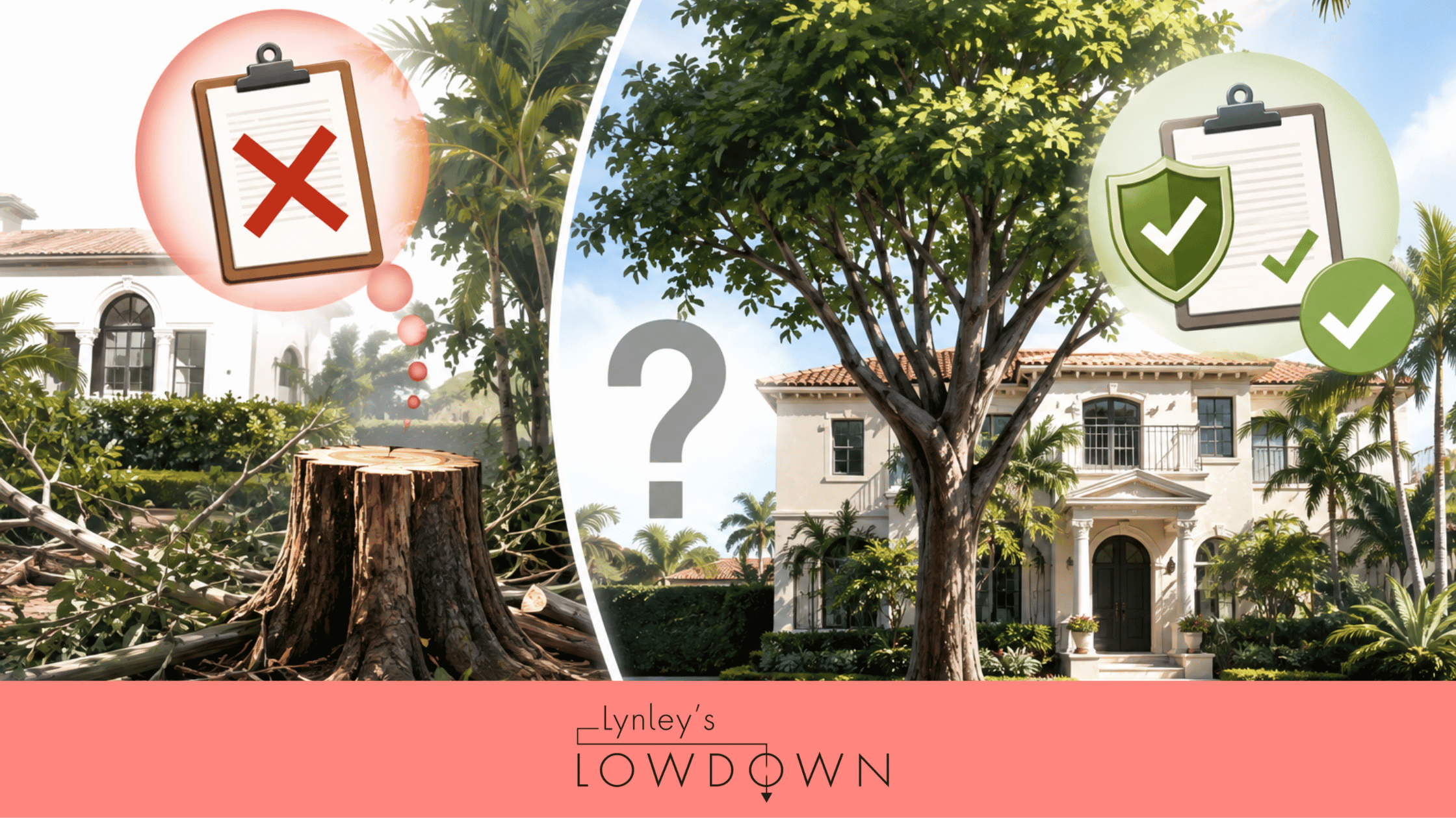Can unpermitted tree removal affect selling my home in Coral Gables or Pinecrest?
