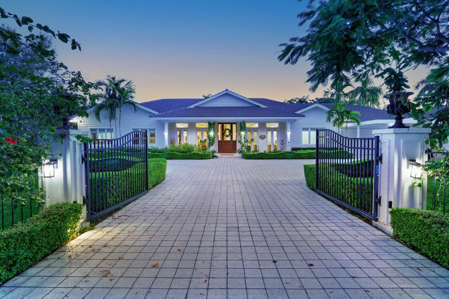 Pinecrest Estate with gated entry