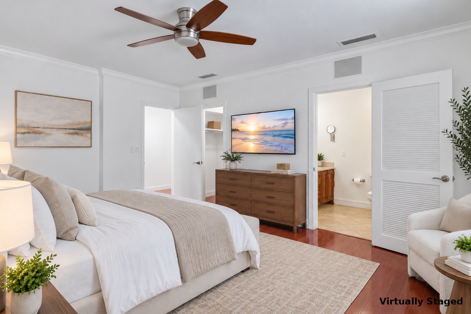 (22) Coastal Bedroom with Beach Sunset TV.jpg