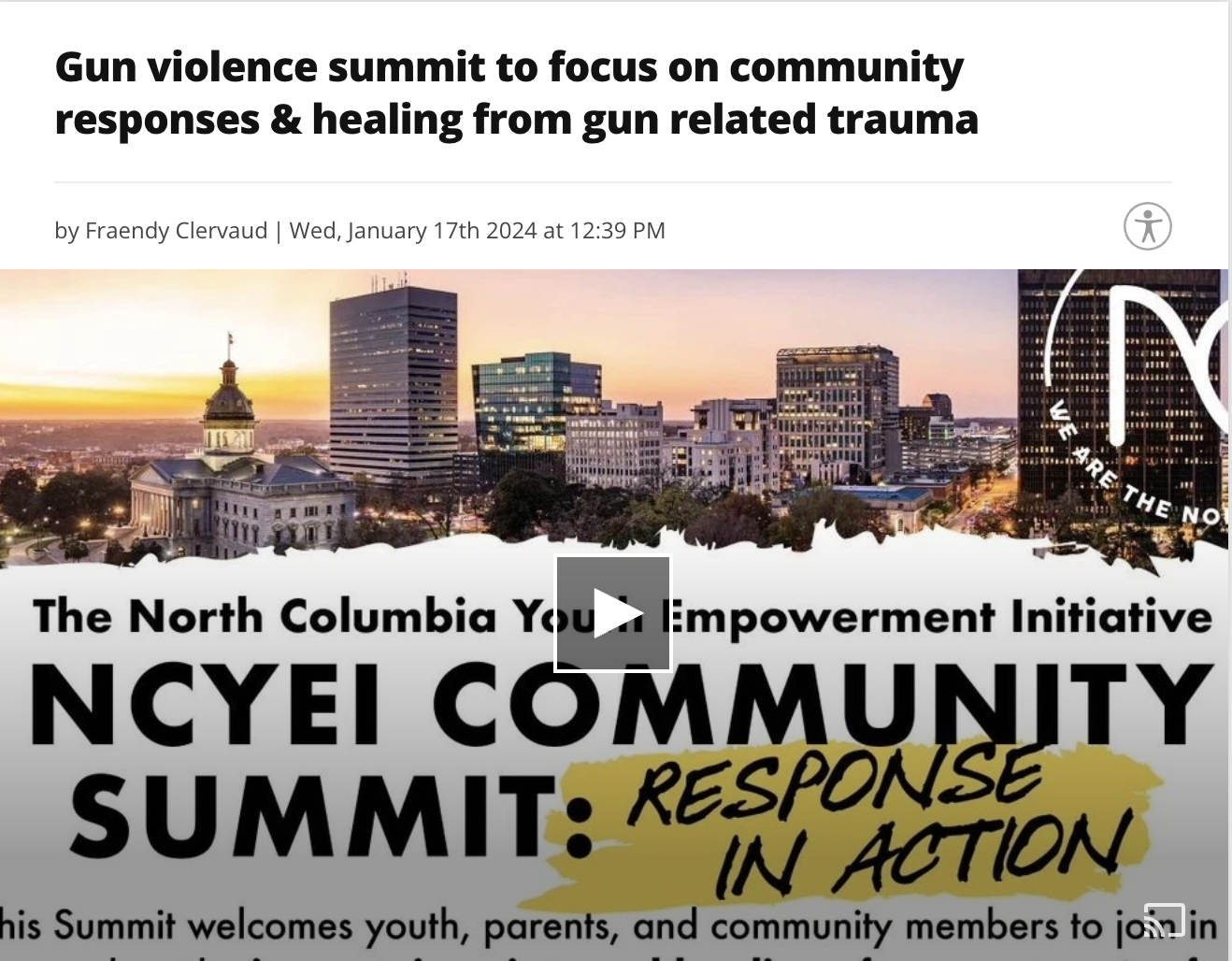 Gun violence summit to focus on community responses and healing from gun-related trauma