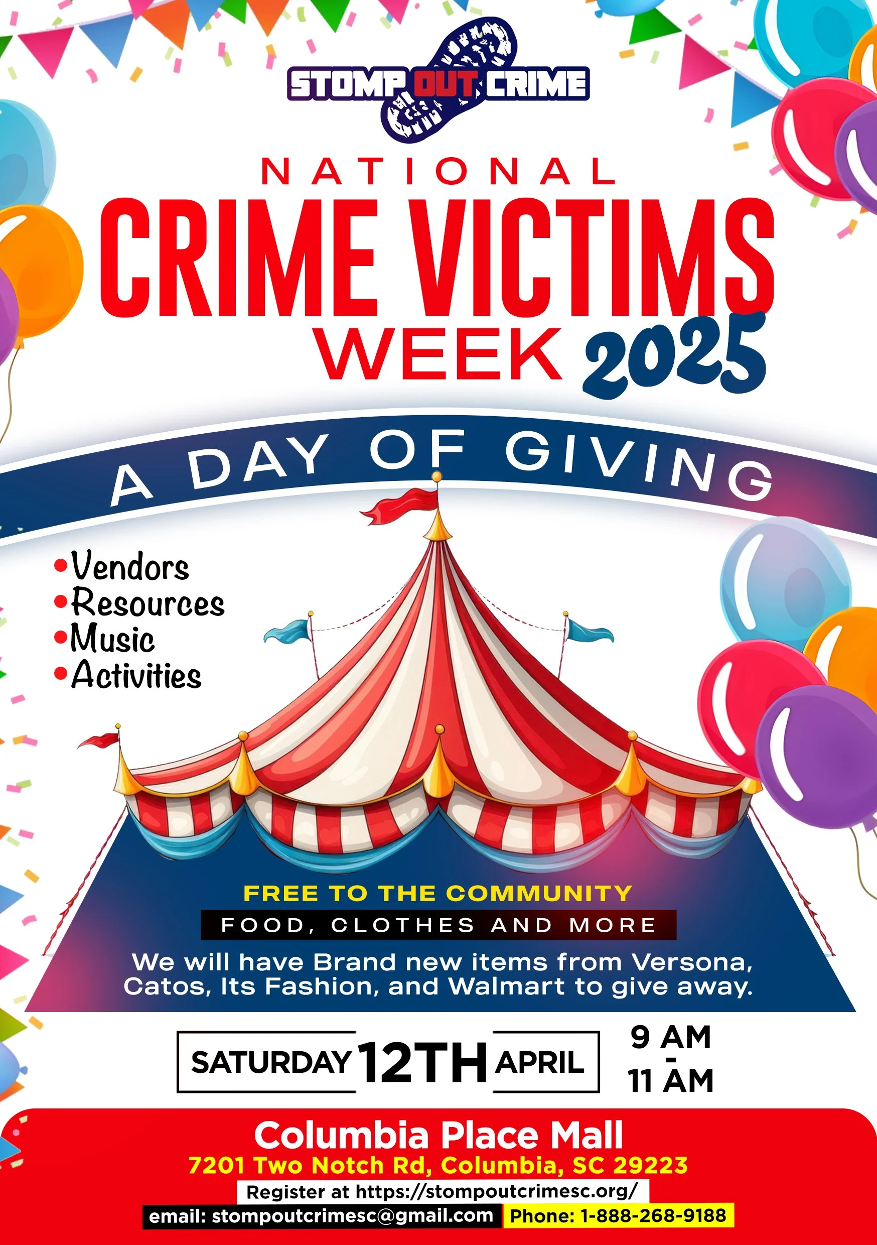 National Crime Victim Week Day of Giving Event