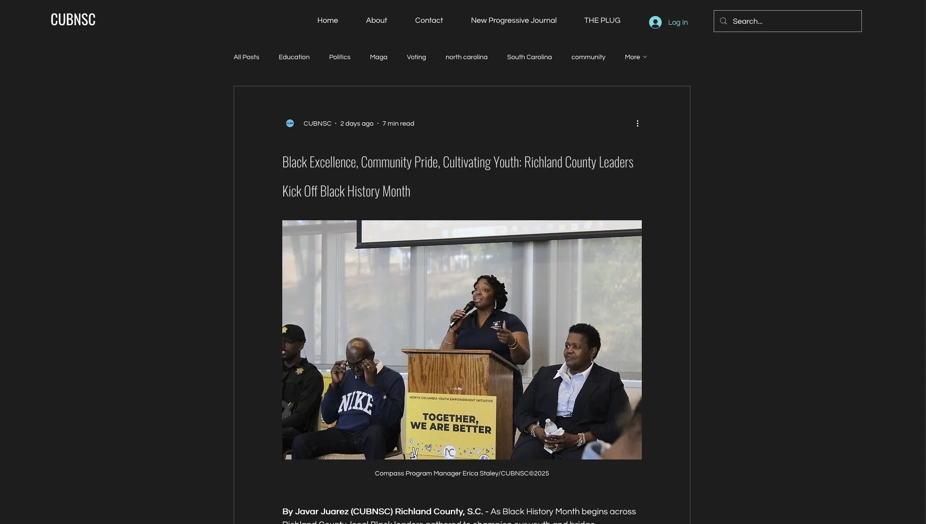 Black Excellence, Community Pride, Cultivating Youth: Richland County Leaders Kick Off Black History Month