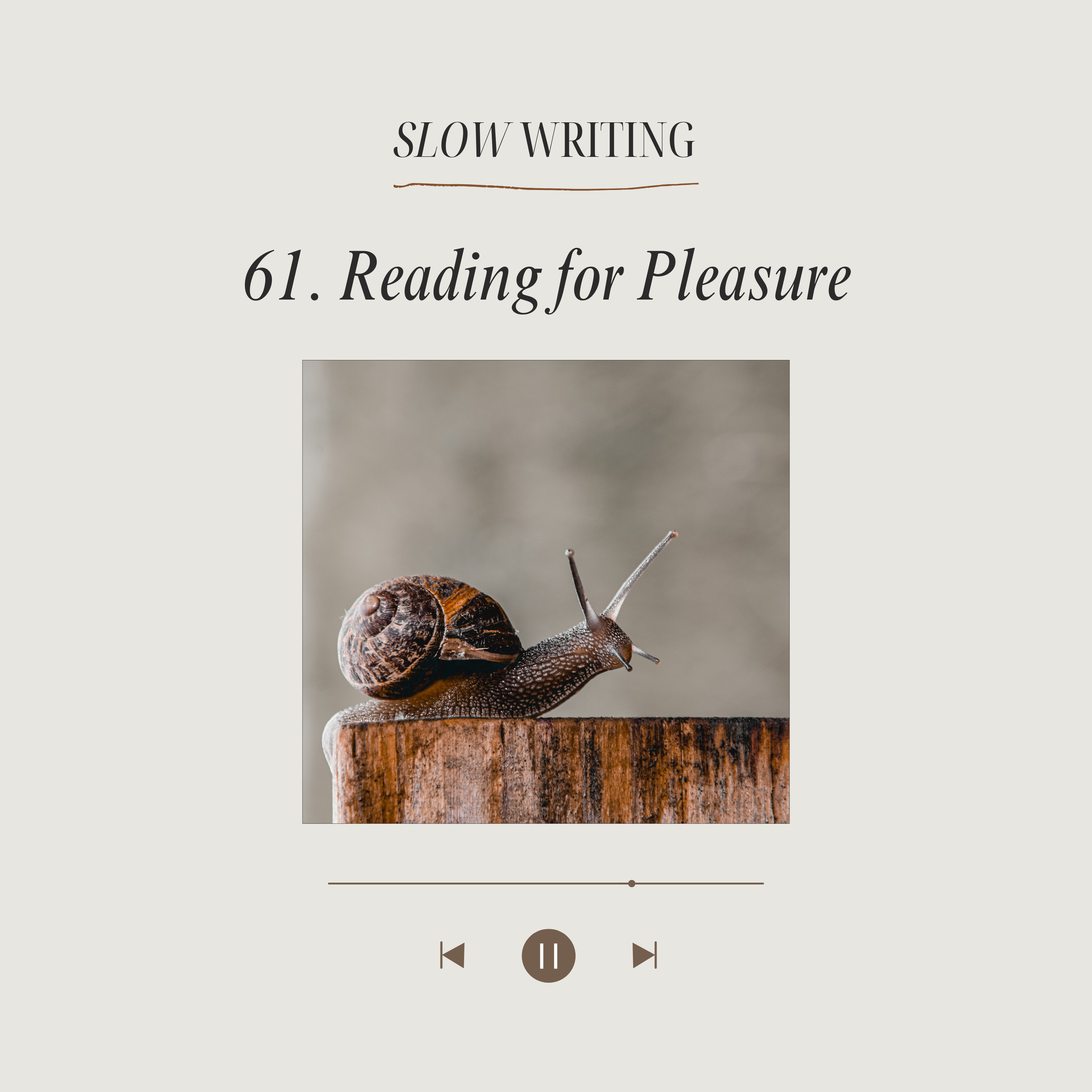 61. Reading for Pleasure