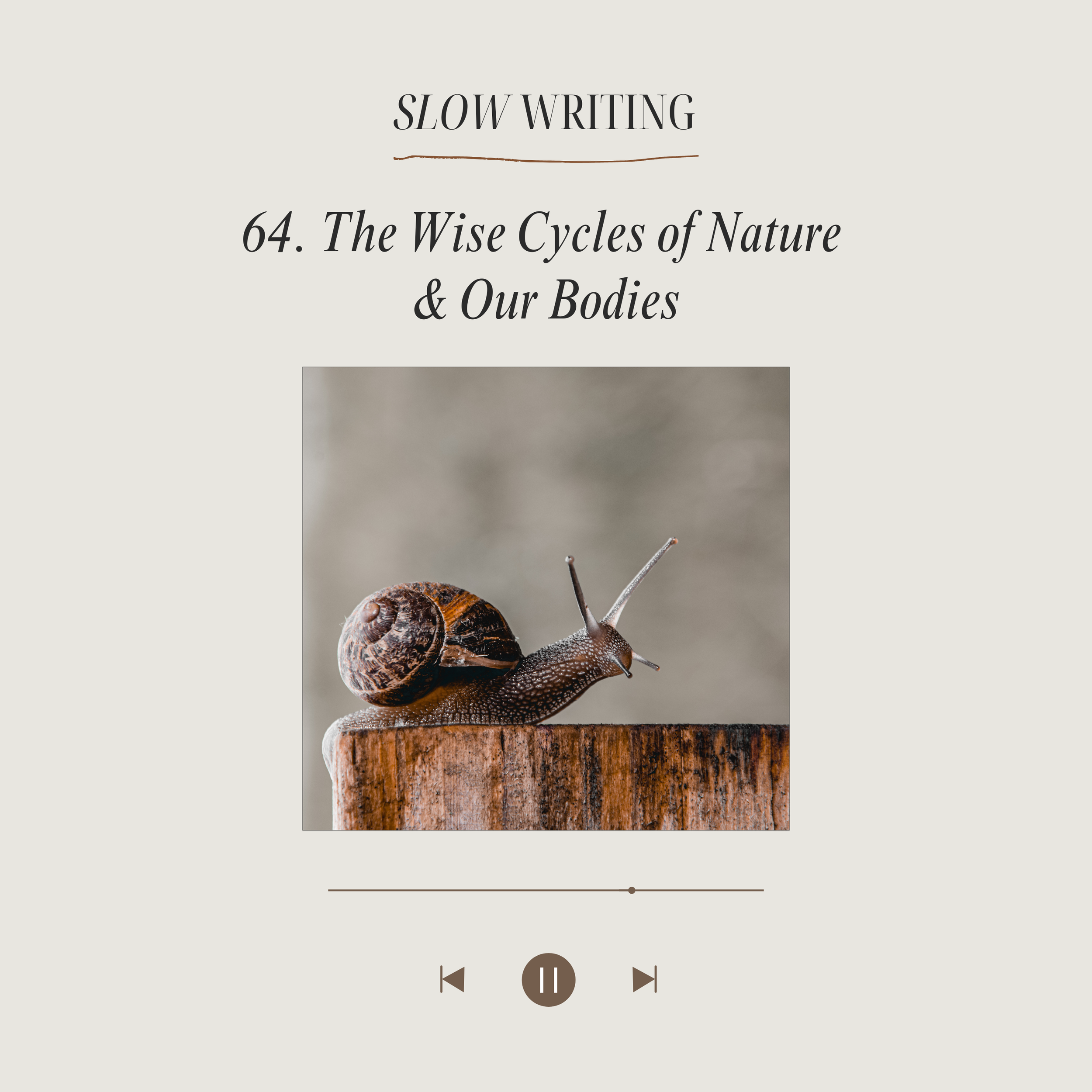 64. The Wise Cycles of Nature &amp; Our Bodies