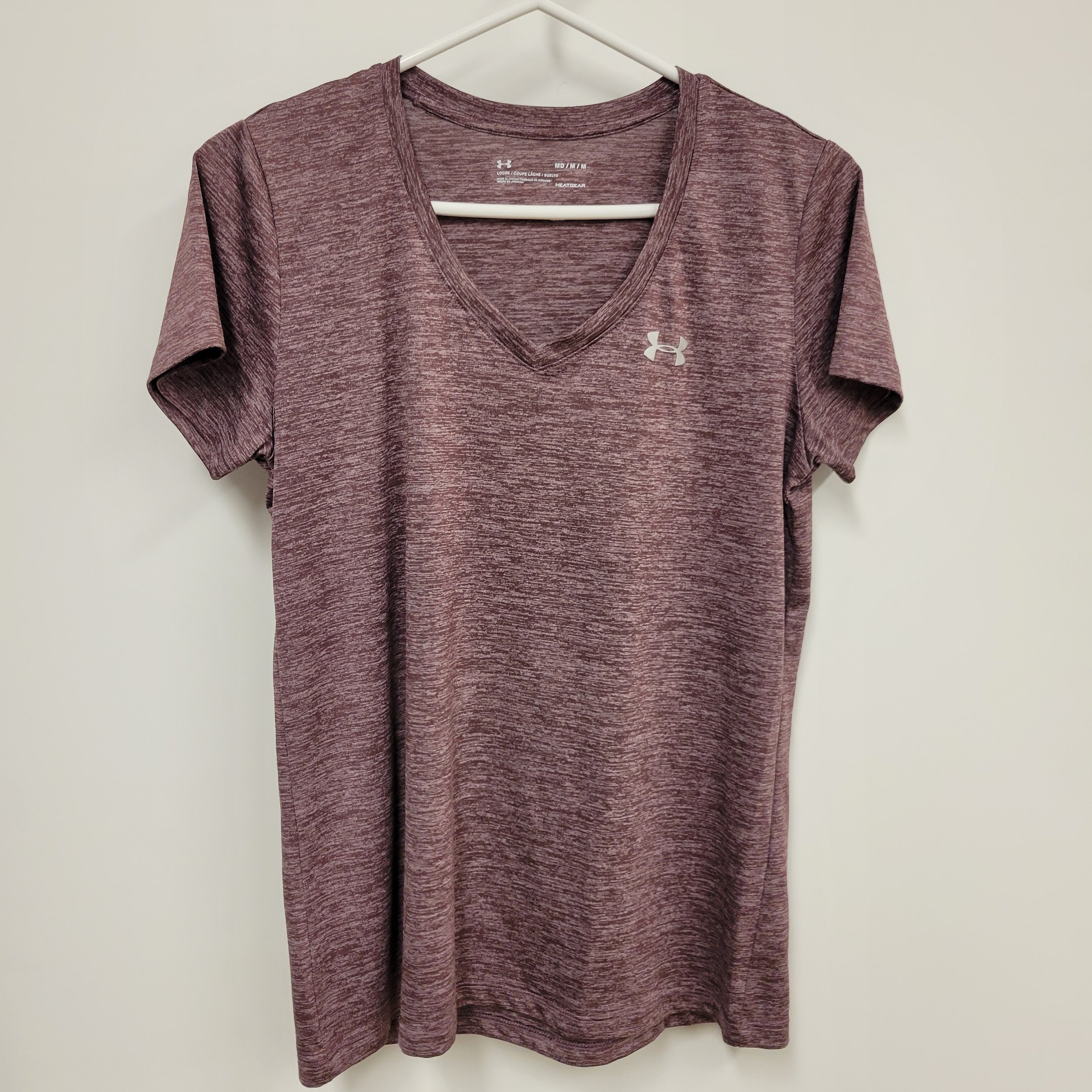 T-shirt mauve, Under Armour, Medium