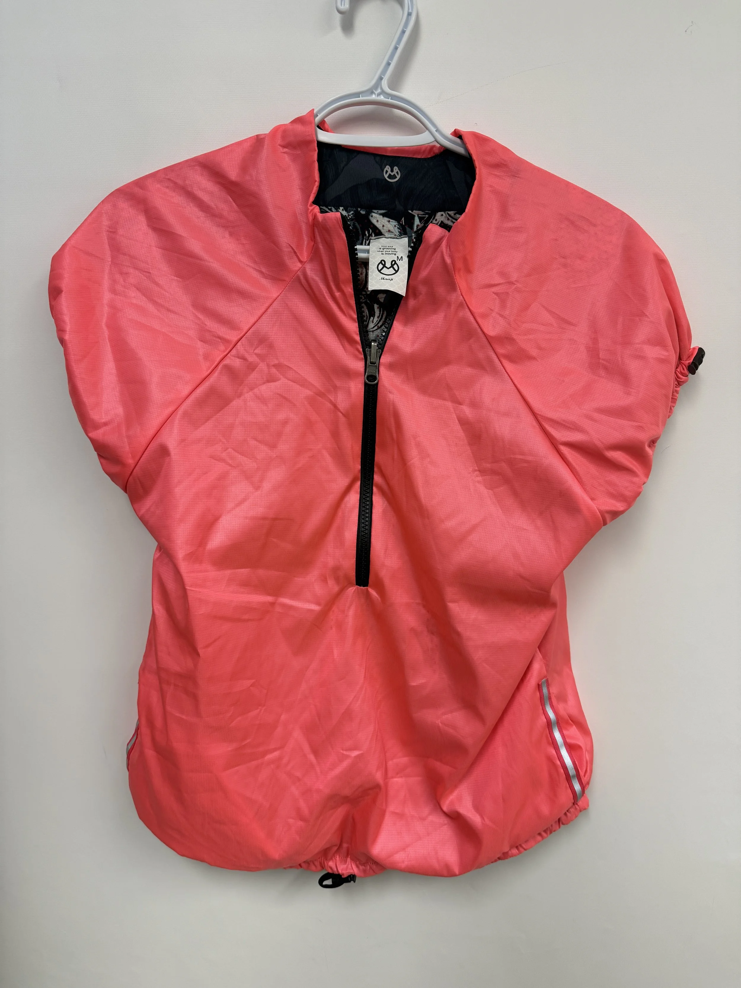 Veste rose fluo, manches courtes, Maaji, Medium