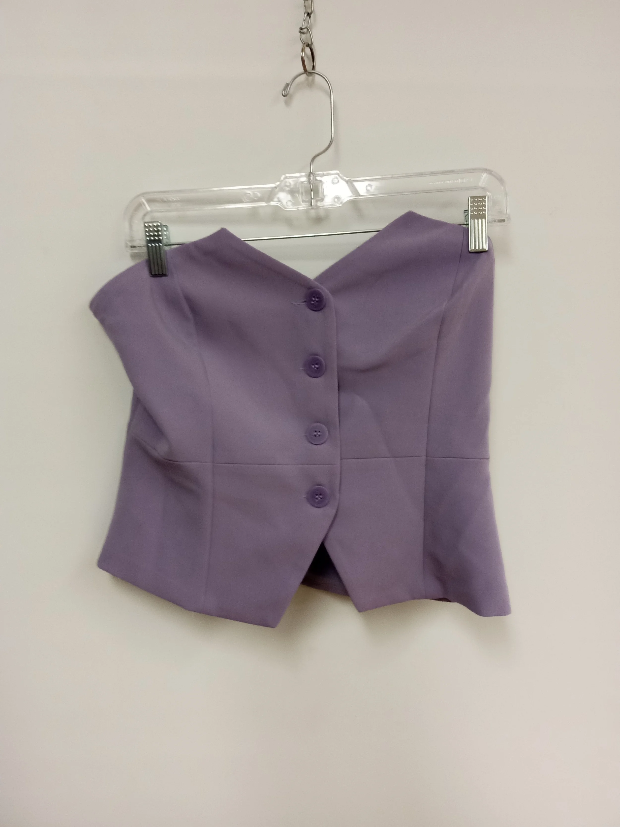 Haut lilas sans bretelles, Dos à bordure antidérapante, DYNAMITE, M