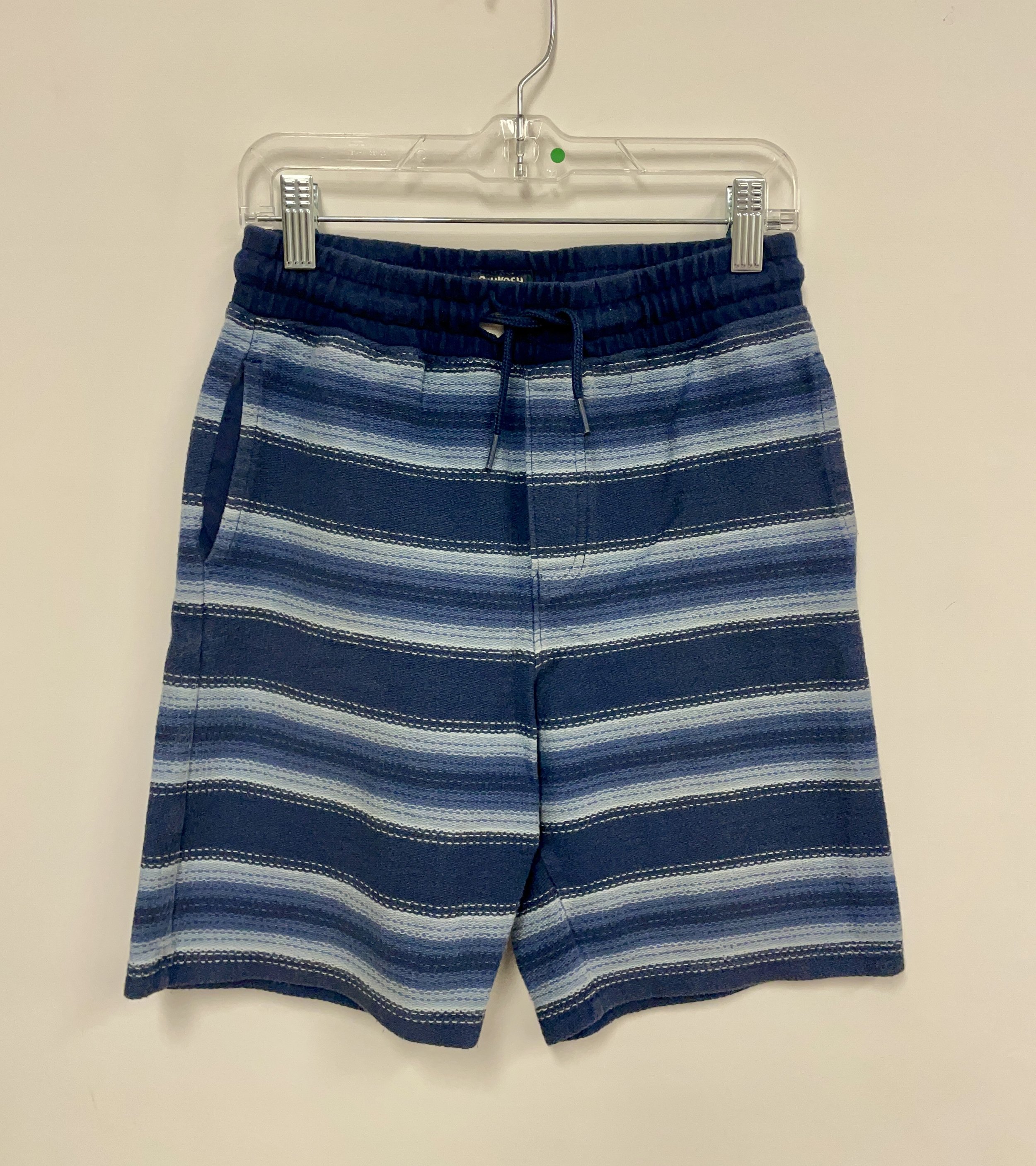 Bermuda rayé bleu, OSHKOSH, taille 10 ans.