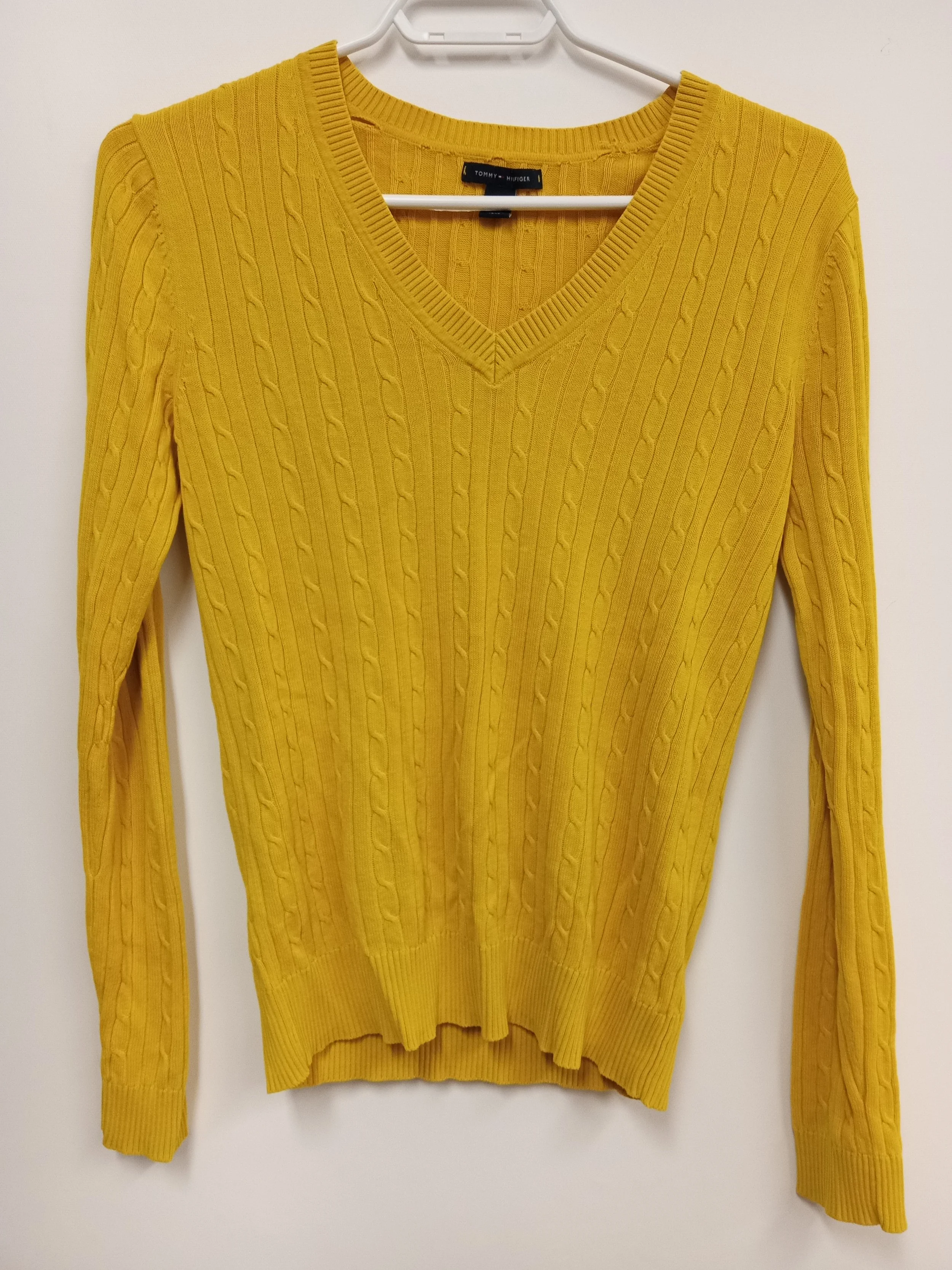 Haut jaune manches longues, Tommy Hilfiger, S