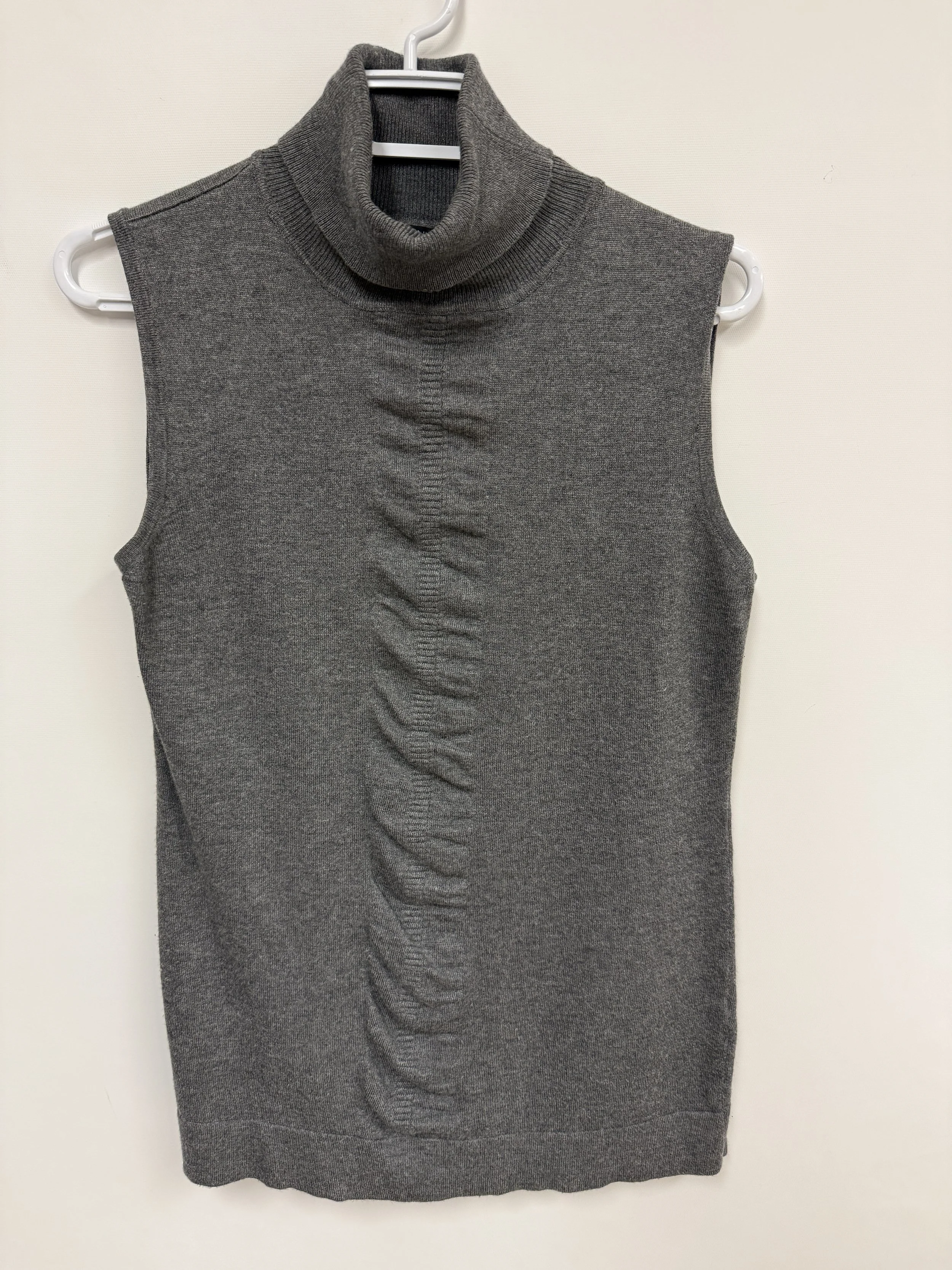 Camisole col roulé, gris charcoal, Nicole Benisti, Large