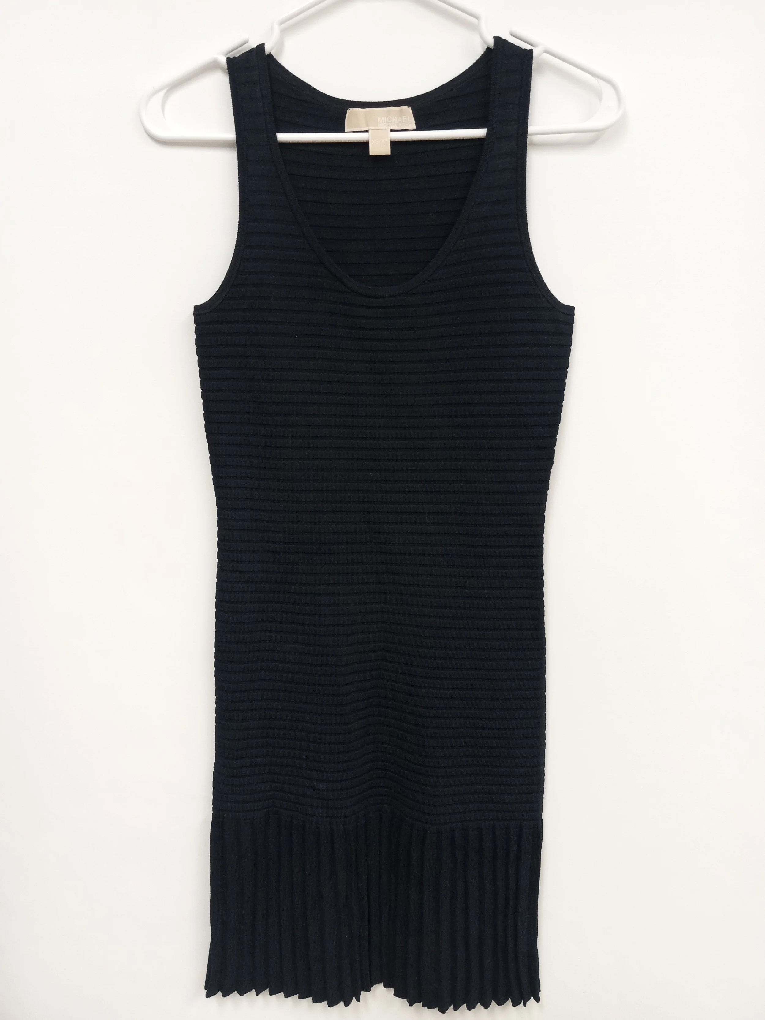 Robe bleue marine texturée, Michael by Michael Kors, XS