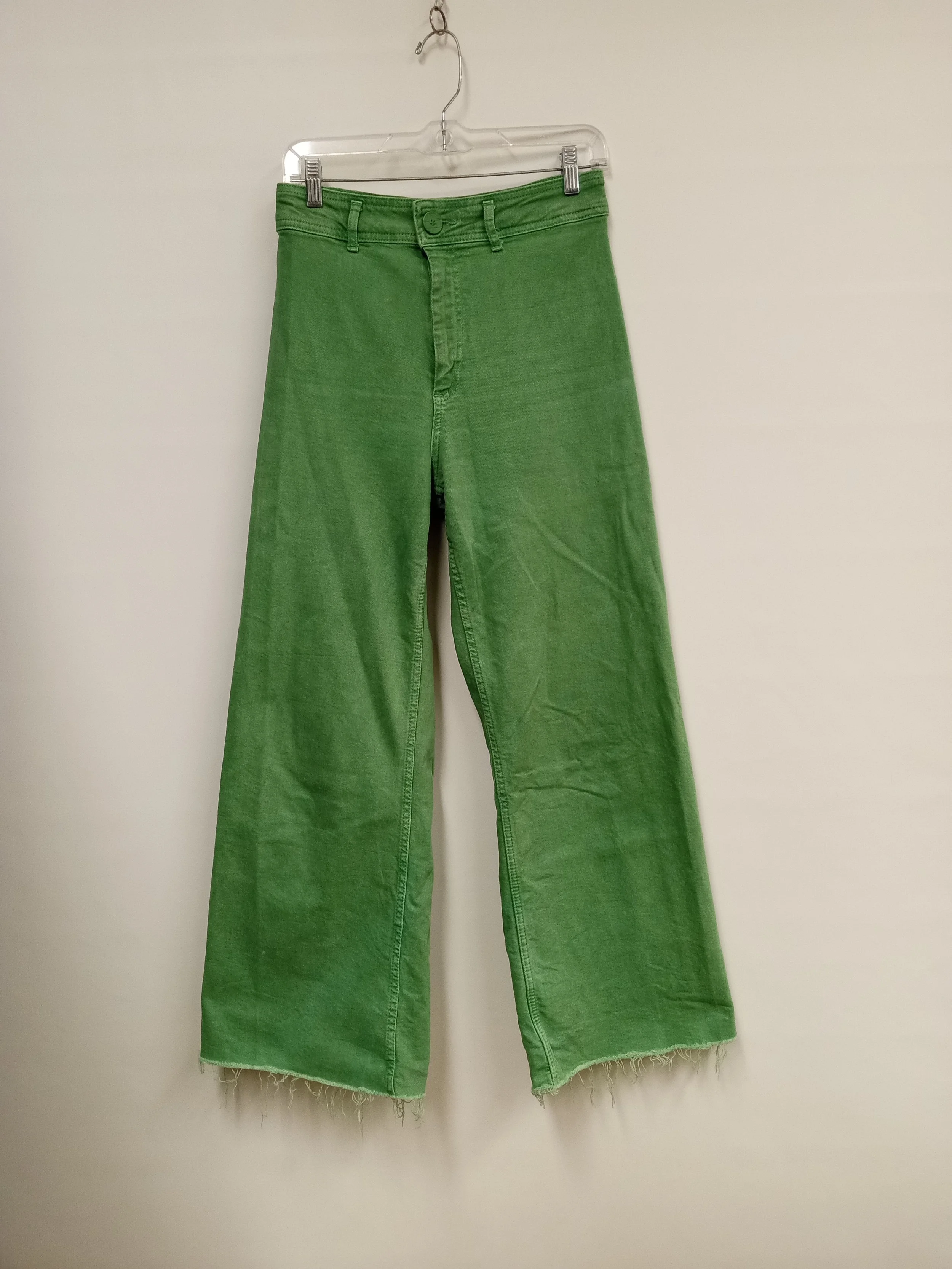 Pantalon vert en jean, coton, Zara, taille: 6 ans