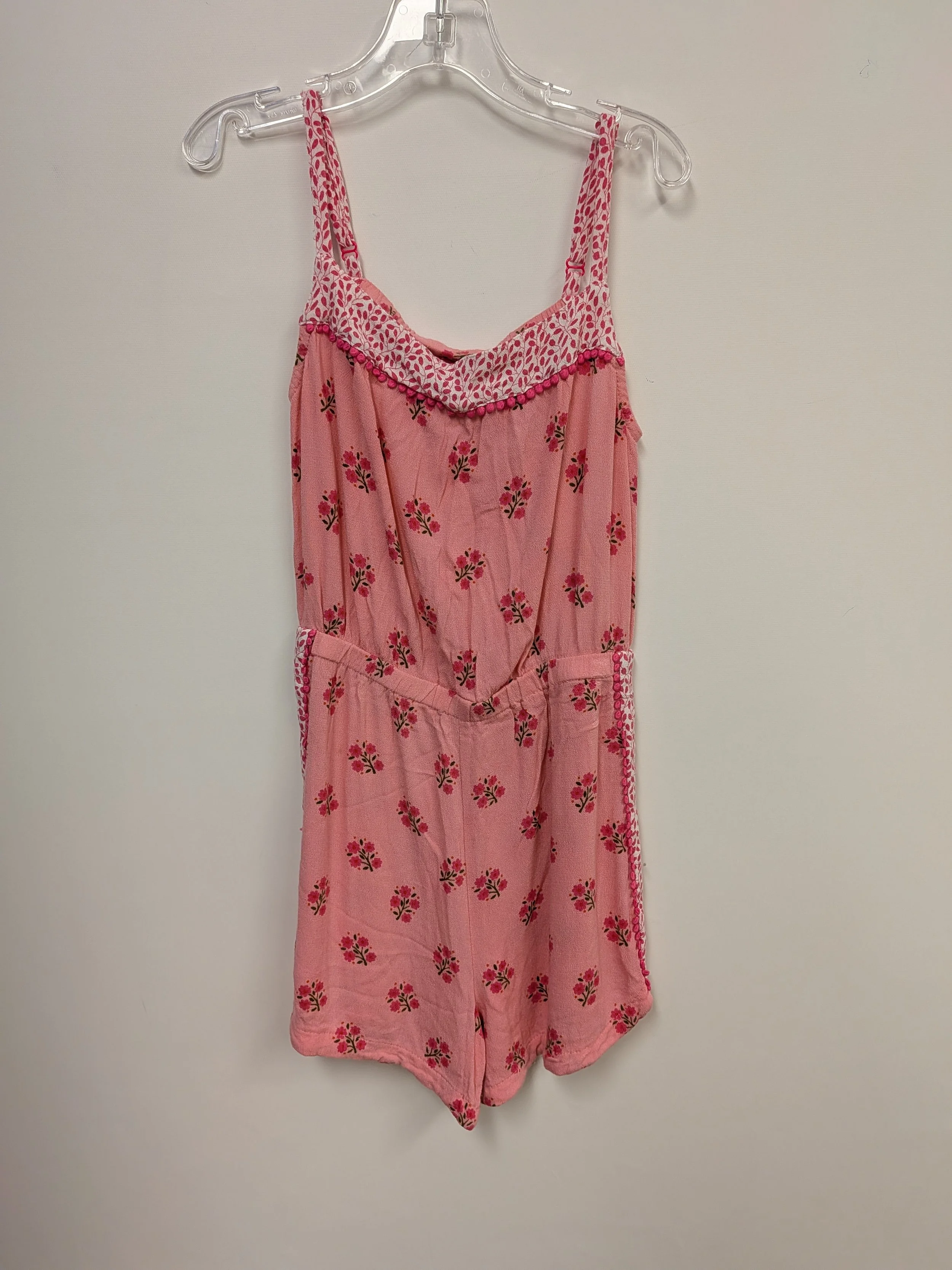 Romper rose fleuri, Boden, 7/8 ans (128 cm)