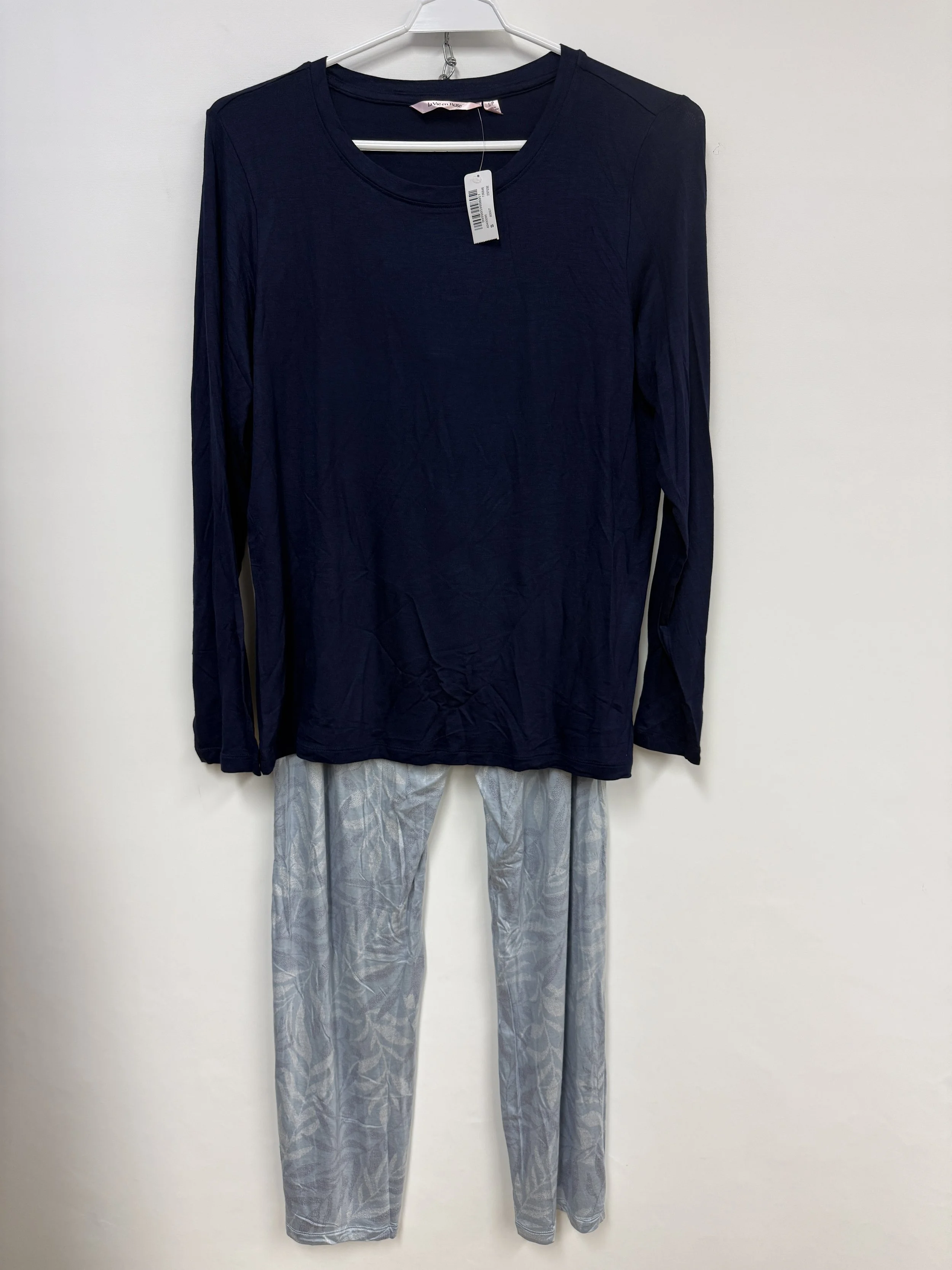 NEUF - Ensemble pyjama bleu foncé et bleu pâle, La Vie en Rose, Small