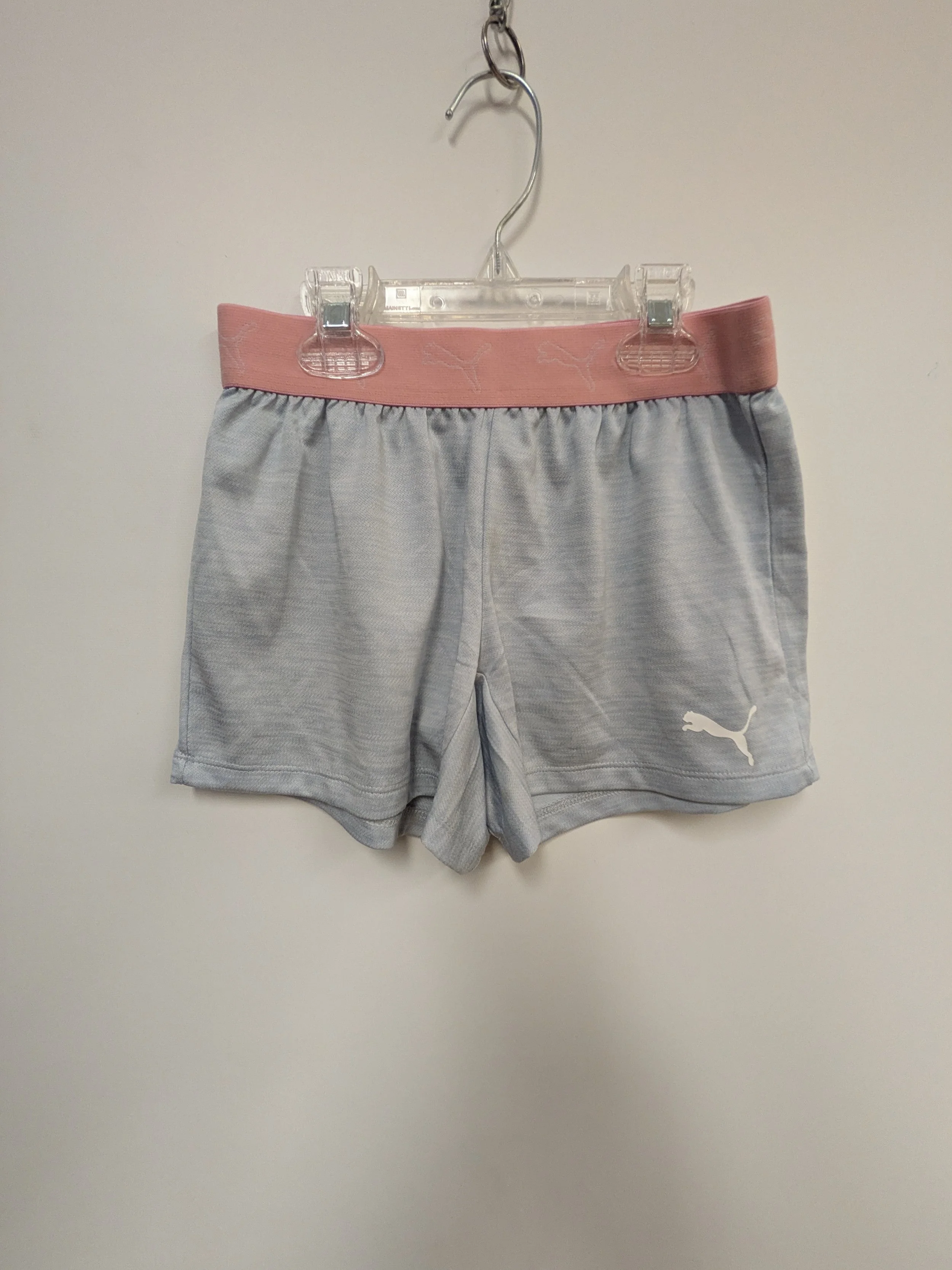 Short sport gris clair et rose, Puma, 8 ans