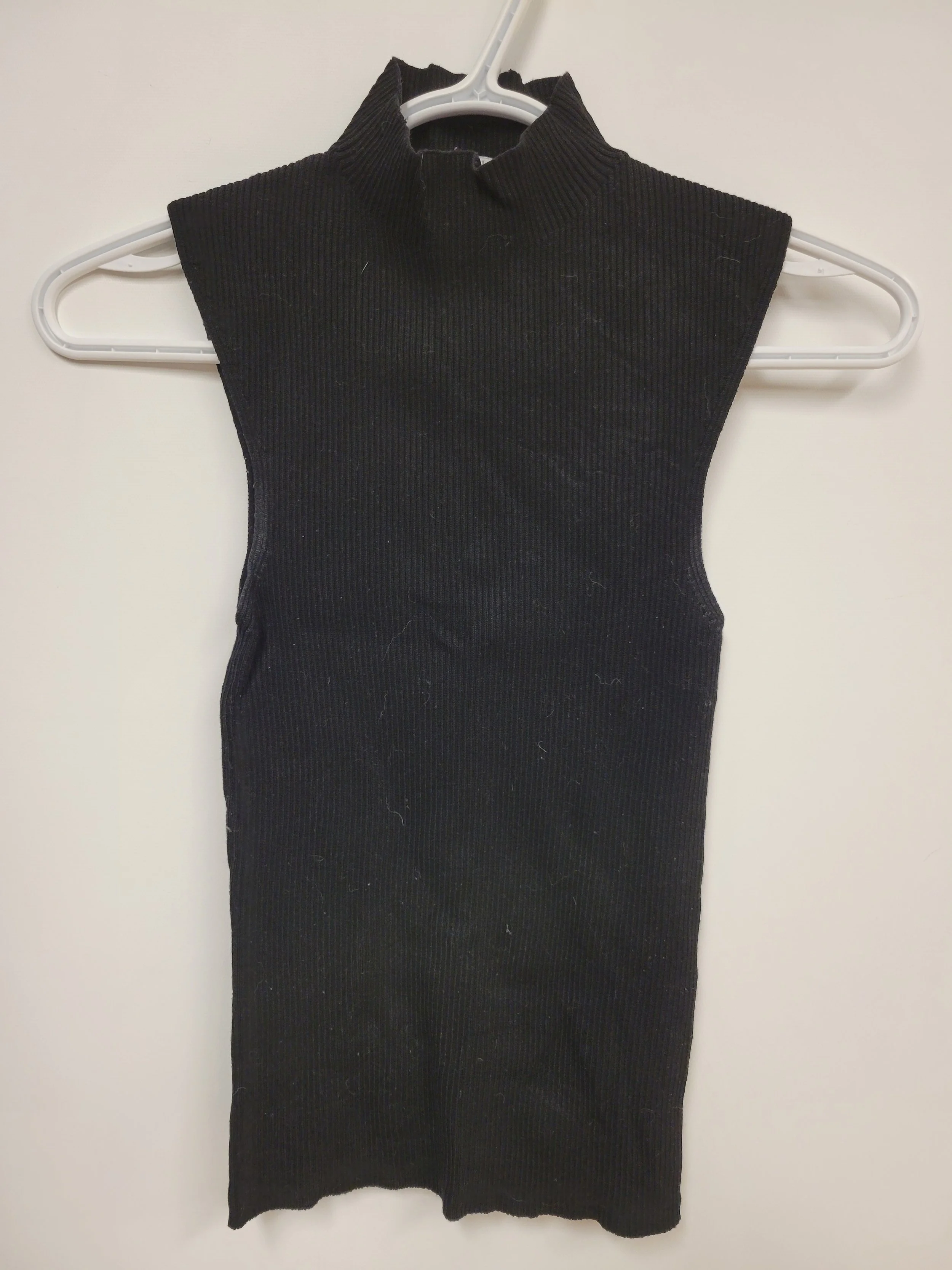 Haut sans manches, Noir, Suzy, XS