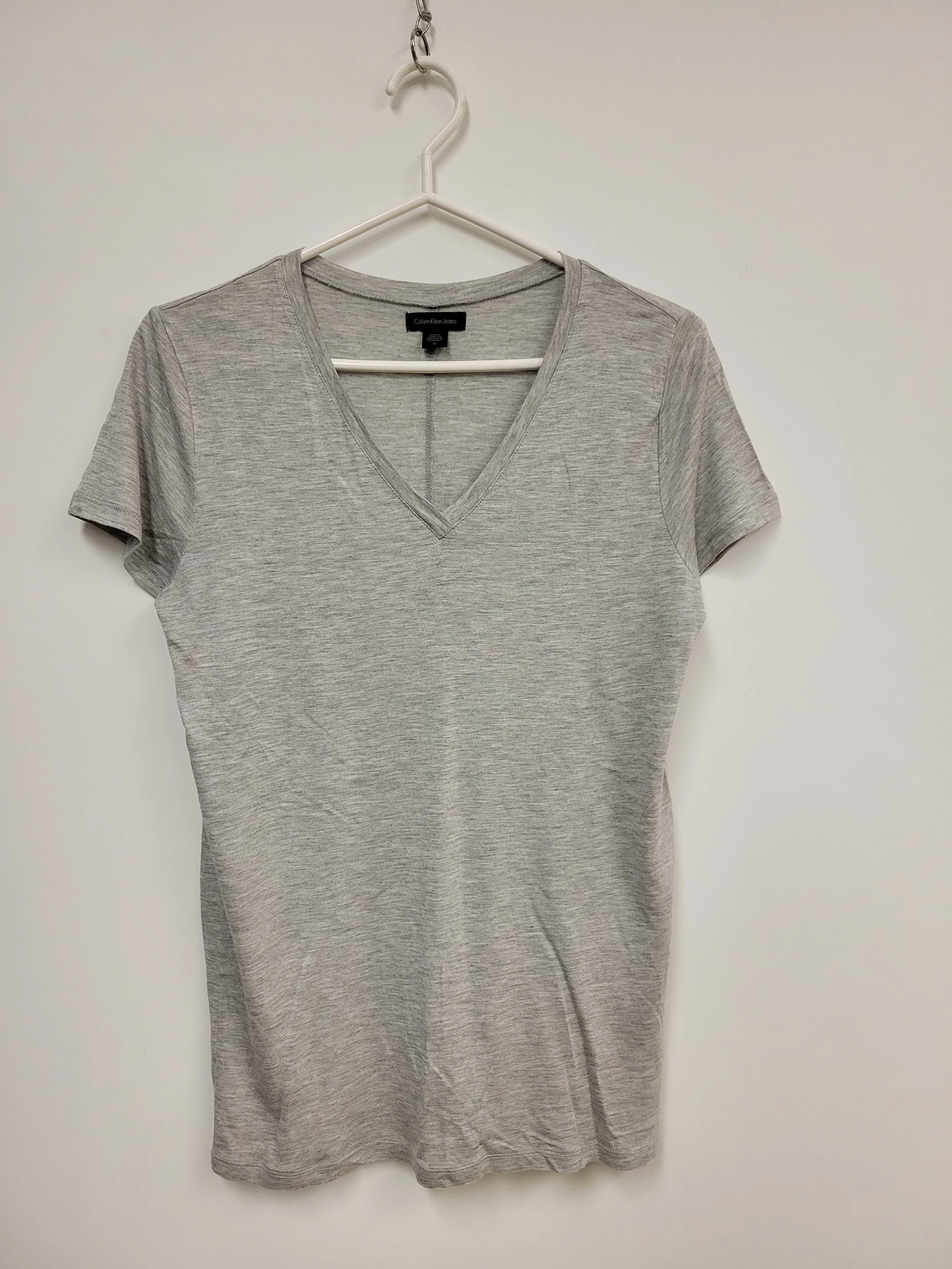T-Shirt gris clair, CALVIN KLEIN JEANS, M