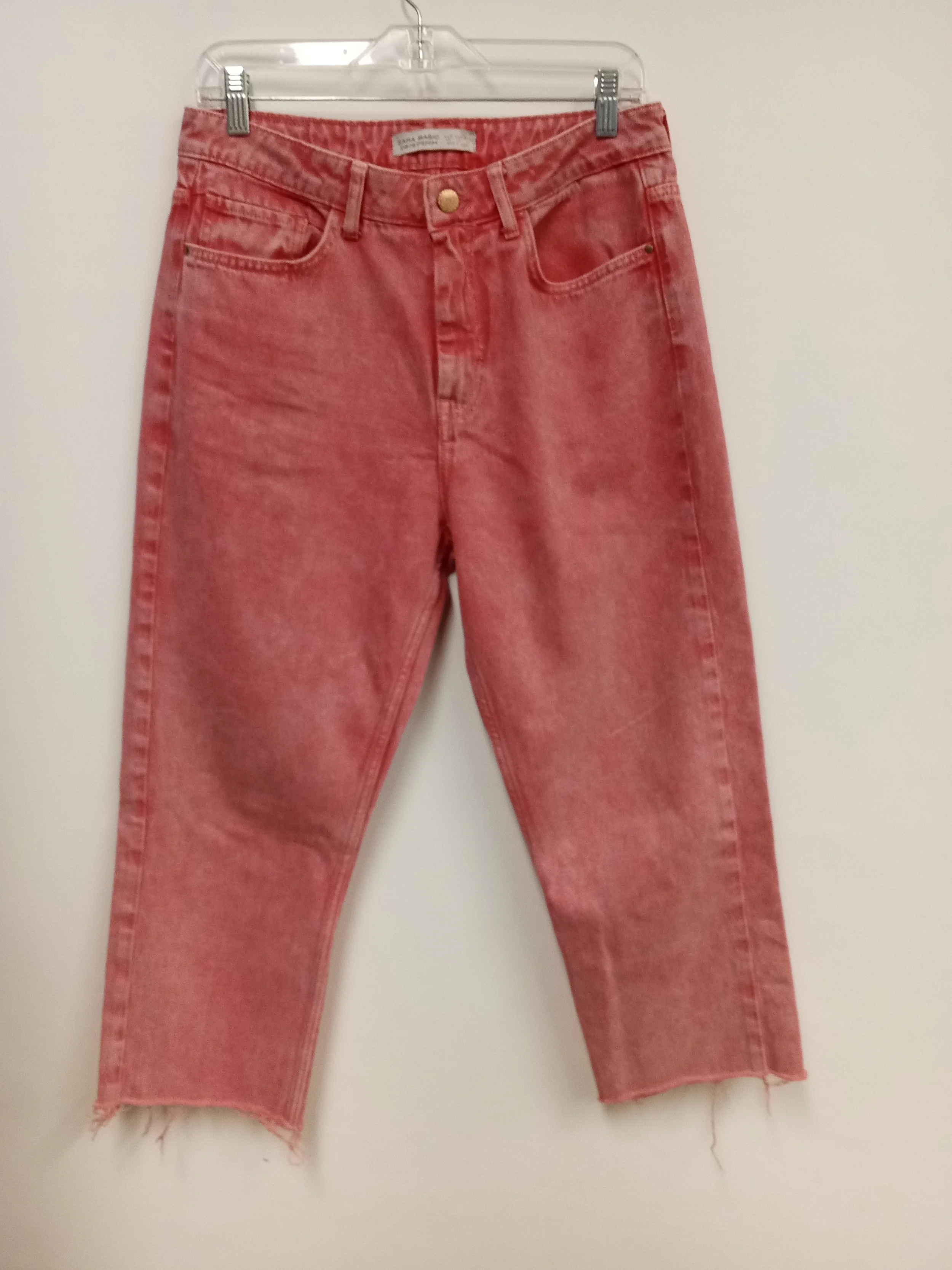 Jeans rose délavé, Zara, taille 30 MEX / 40 EUR / US 08