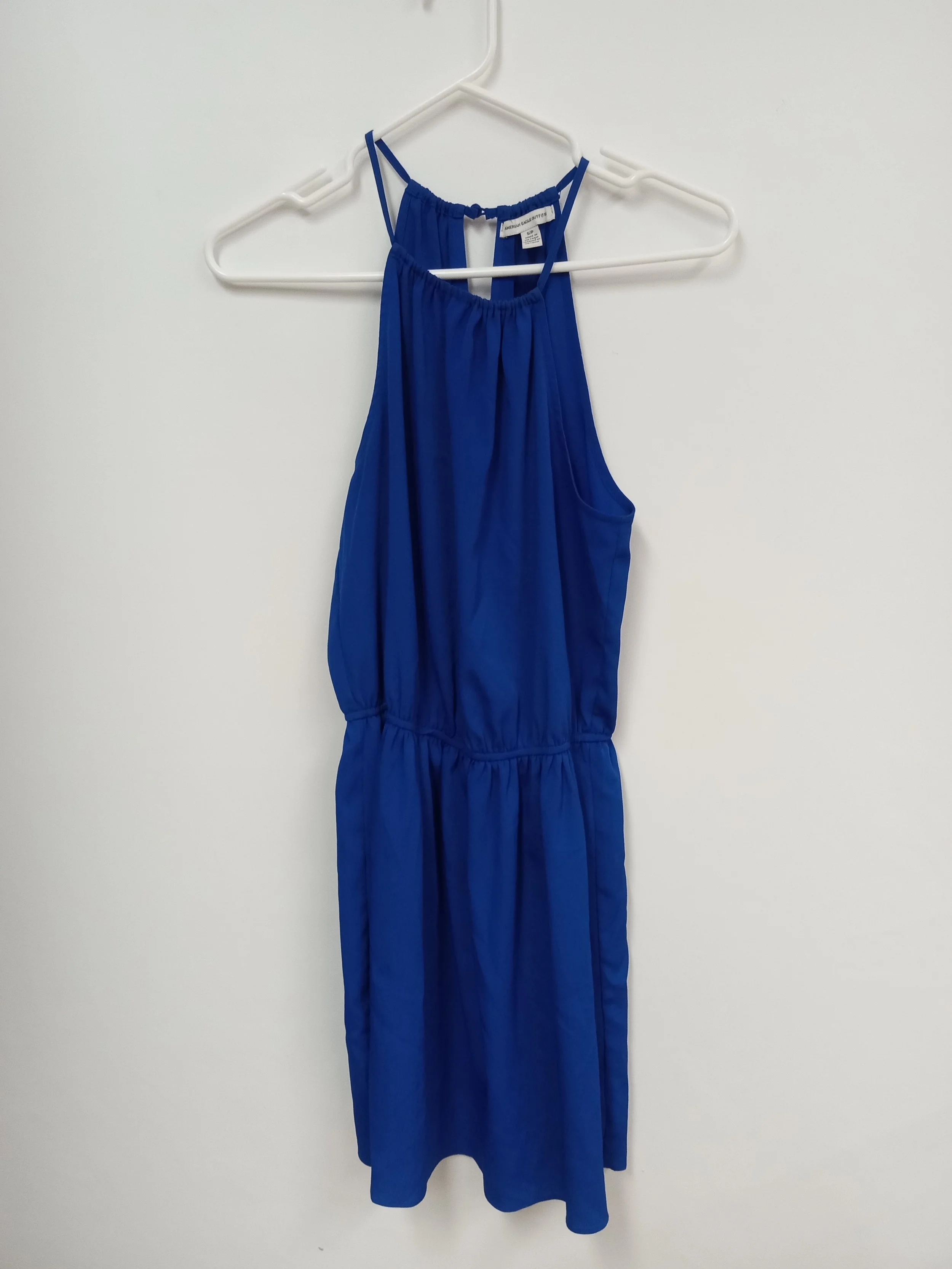 Robe courte sans manches, bleu vif, American Eagle Outfitters, taille S