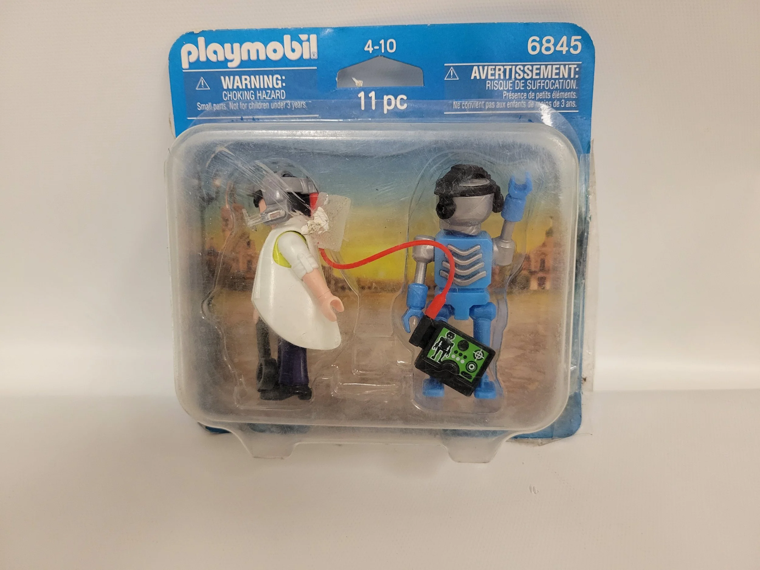 NEUF - Savant et son robot, Playmobil