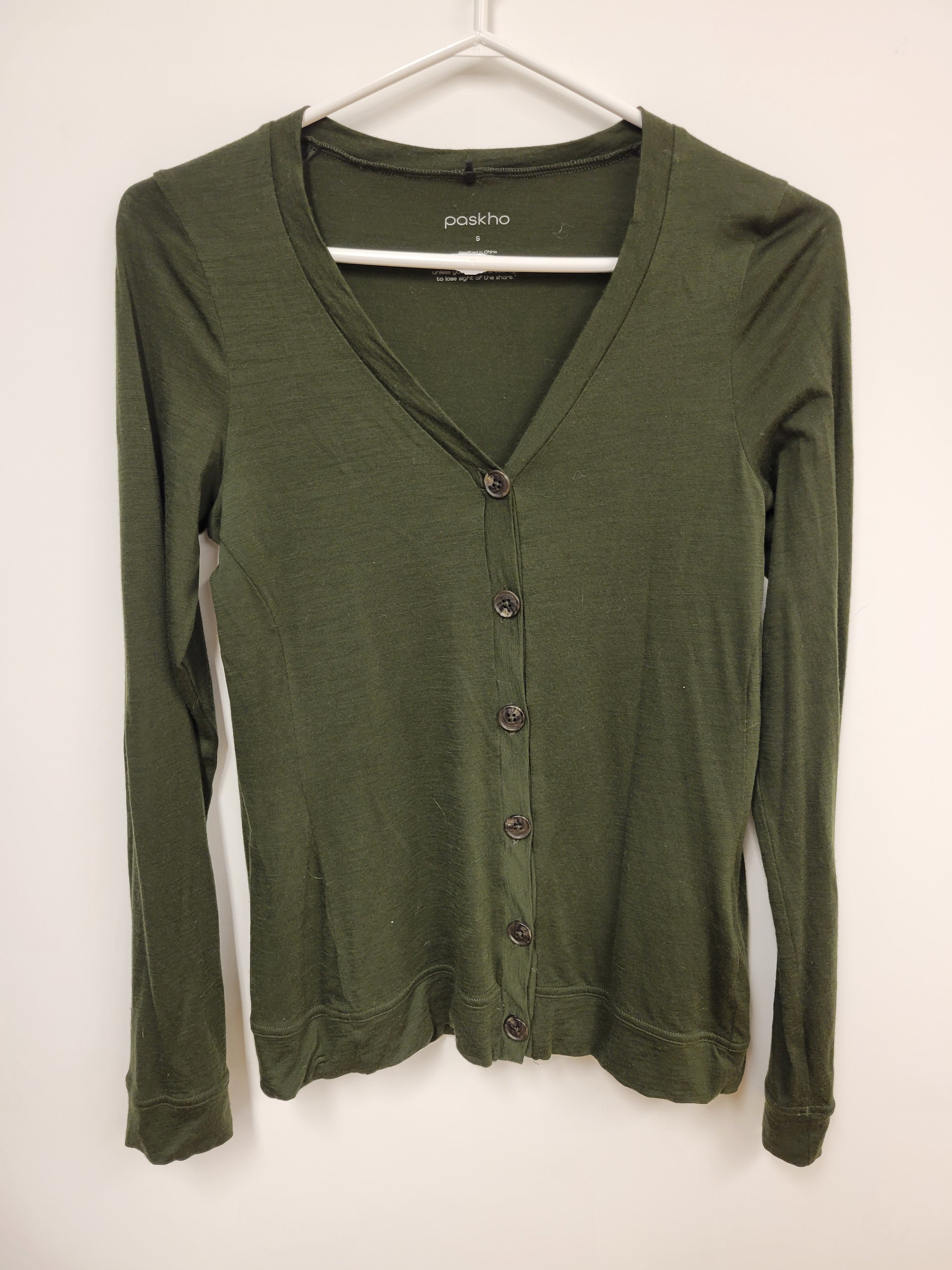 Cardigan vert forêt, Paskho, Small