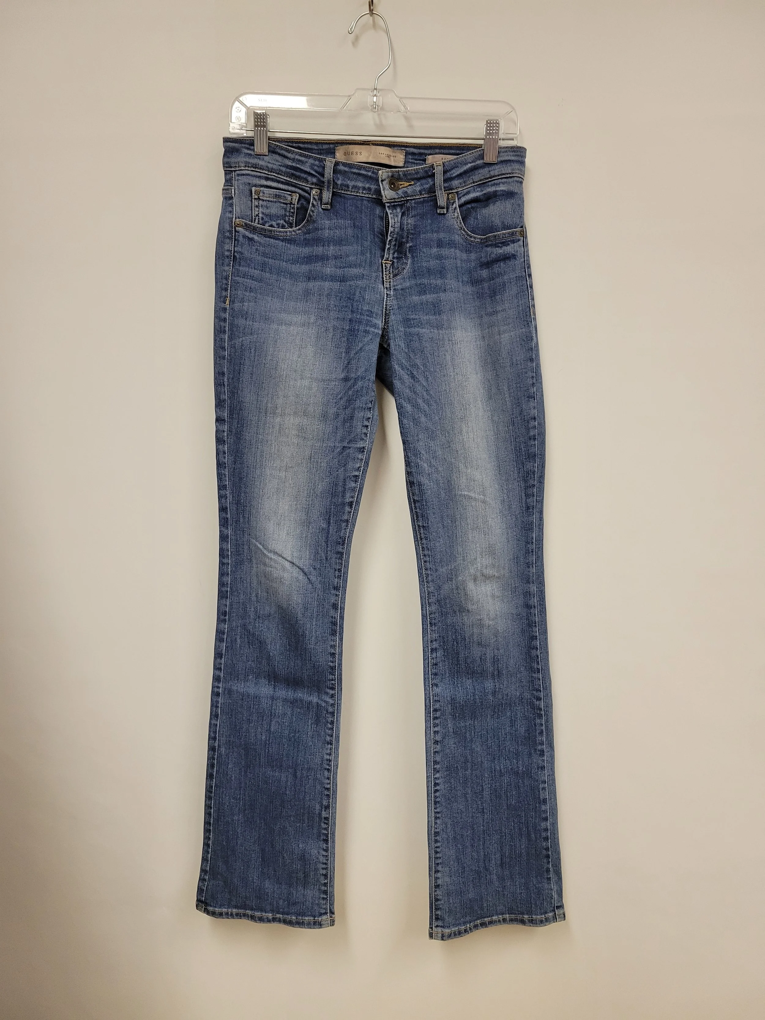 jeans bleu, boot mid, guess, taille 28