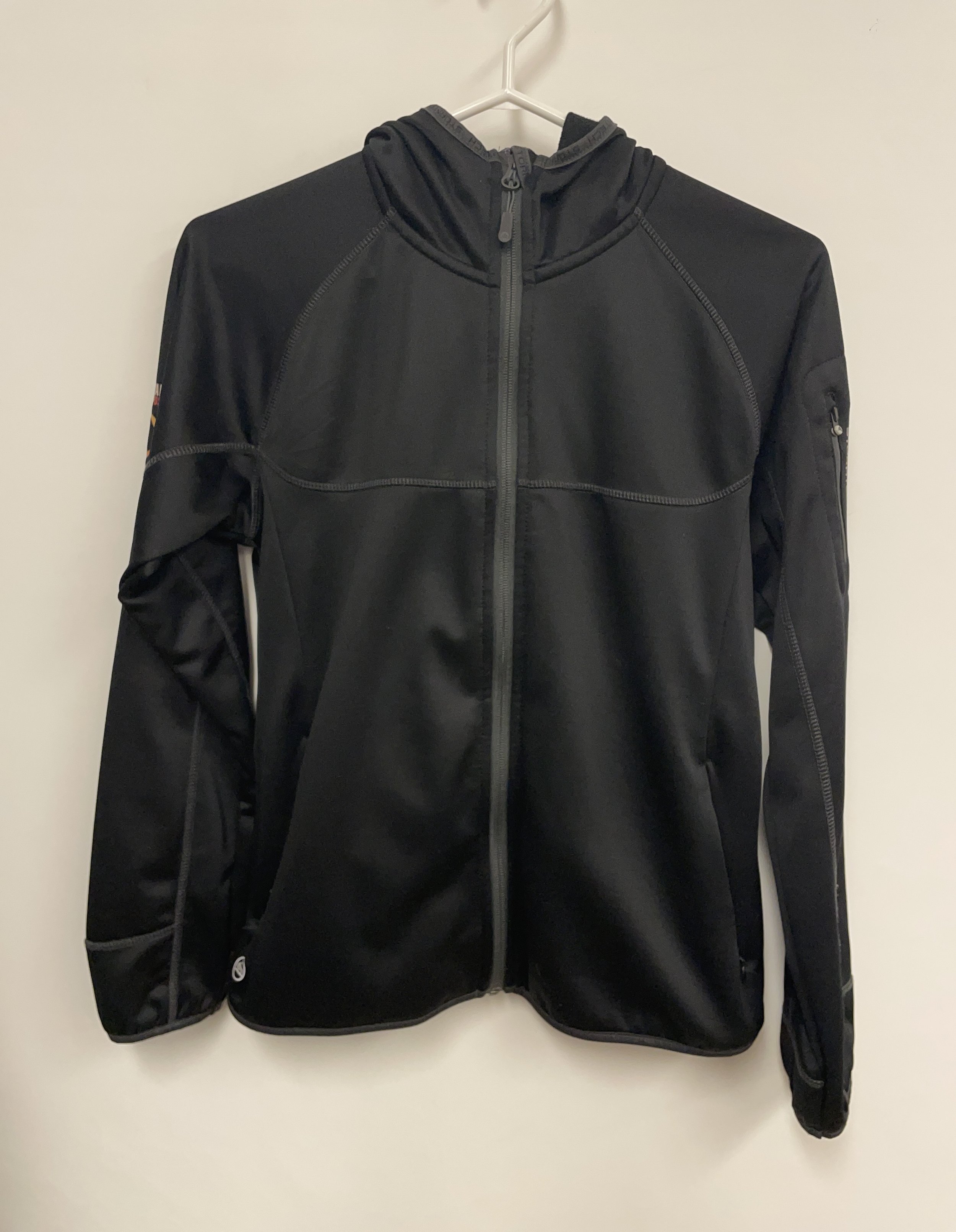 Veste sport ajusté noir avec capuchon, STORMTECH, S