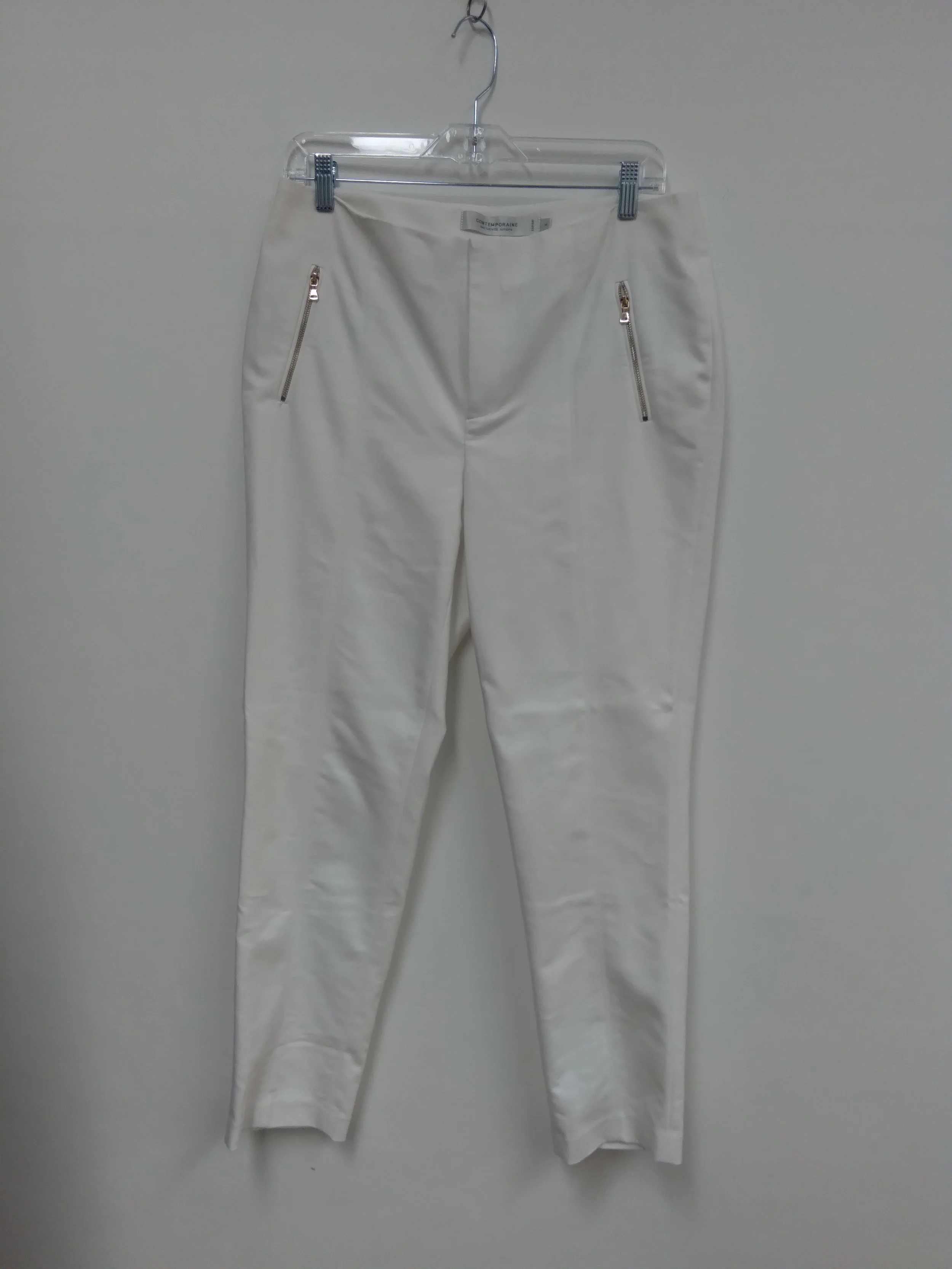 Pantalon blanc (Polyester, coton, spandex), CONTEMPORAINE par Simons, Taille 8