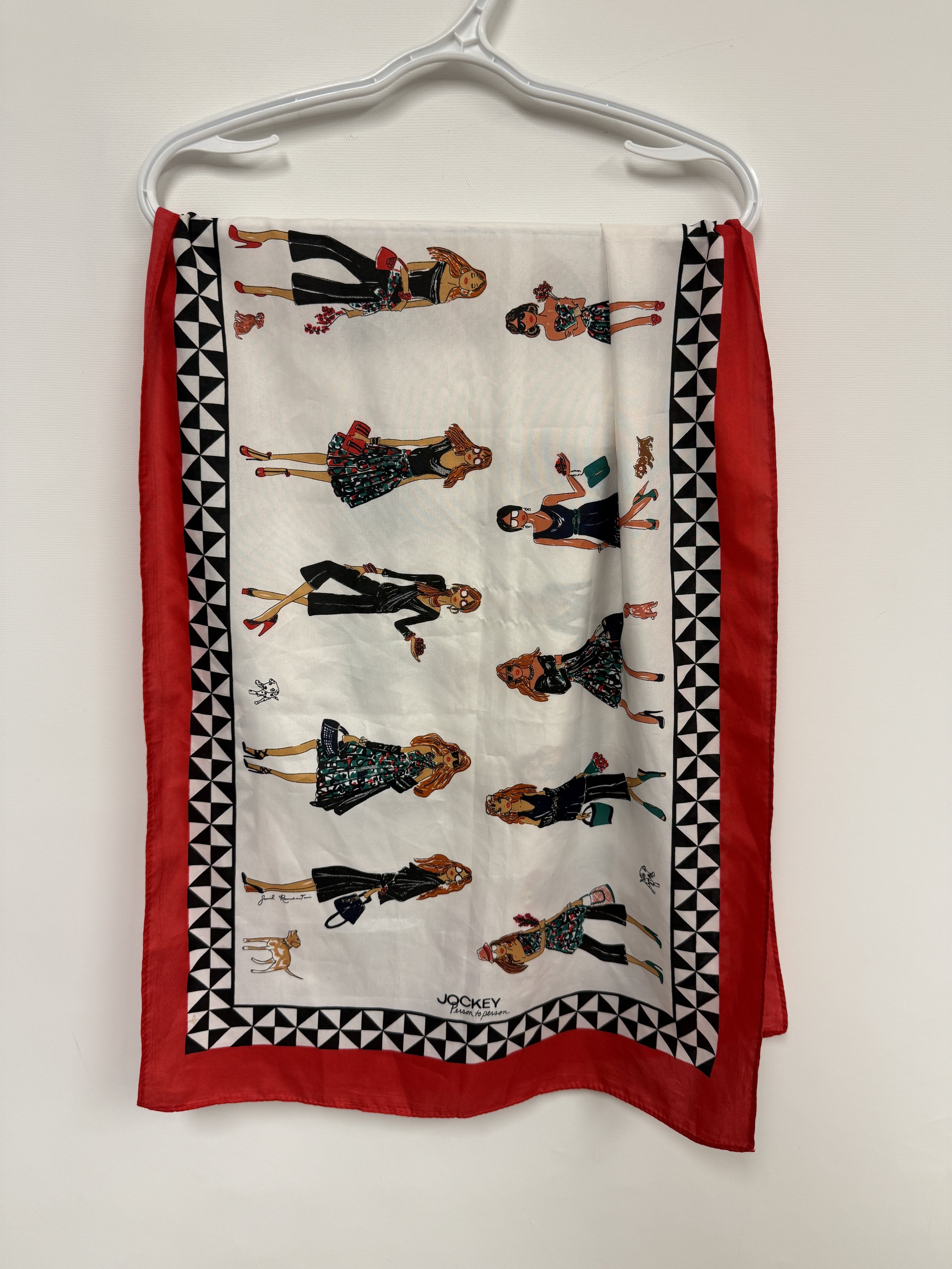 Petit foulard mince, Jockey